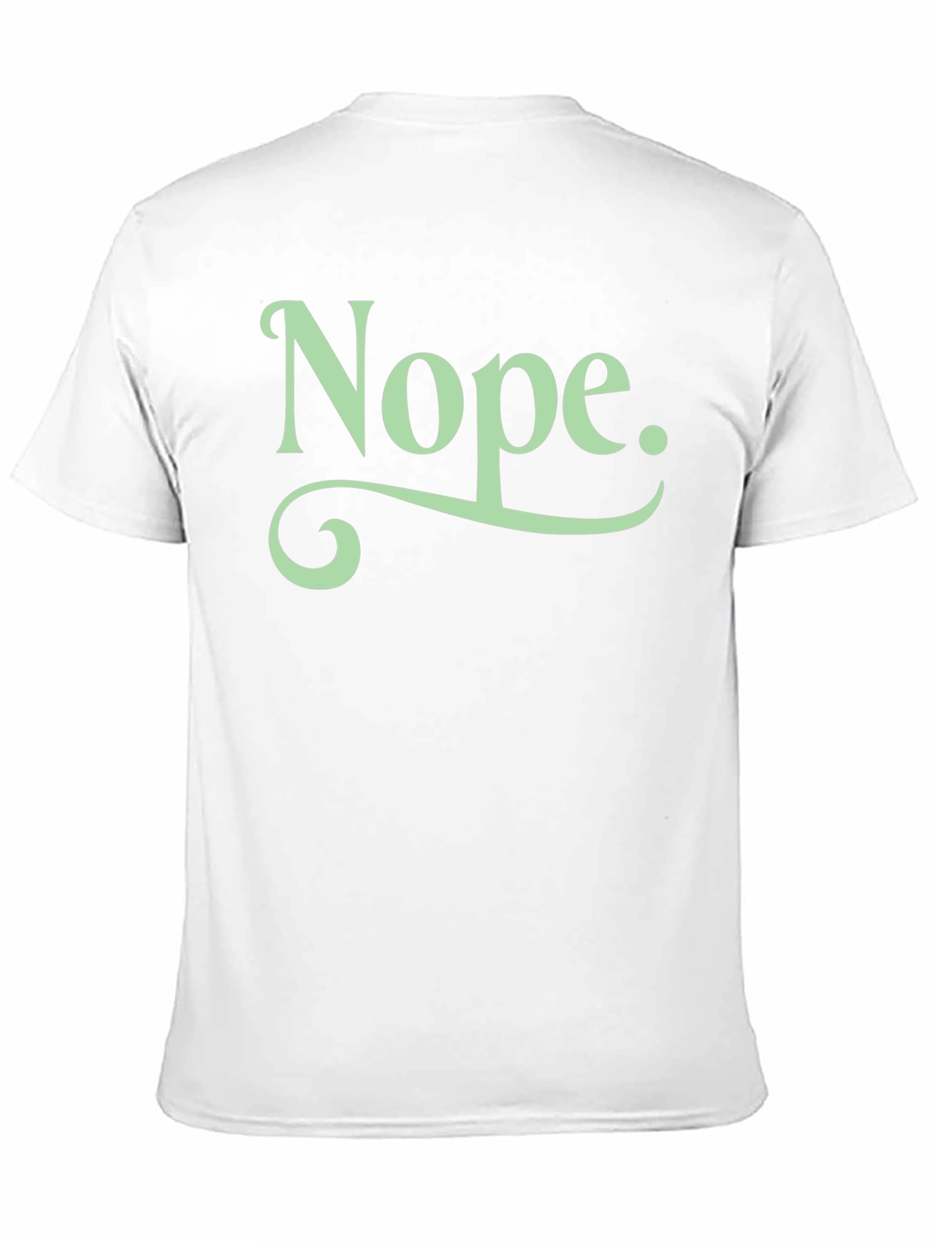 Black Nope Graphic Tee - Soft Cotton Unisex T-Shirt view 11