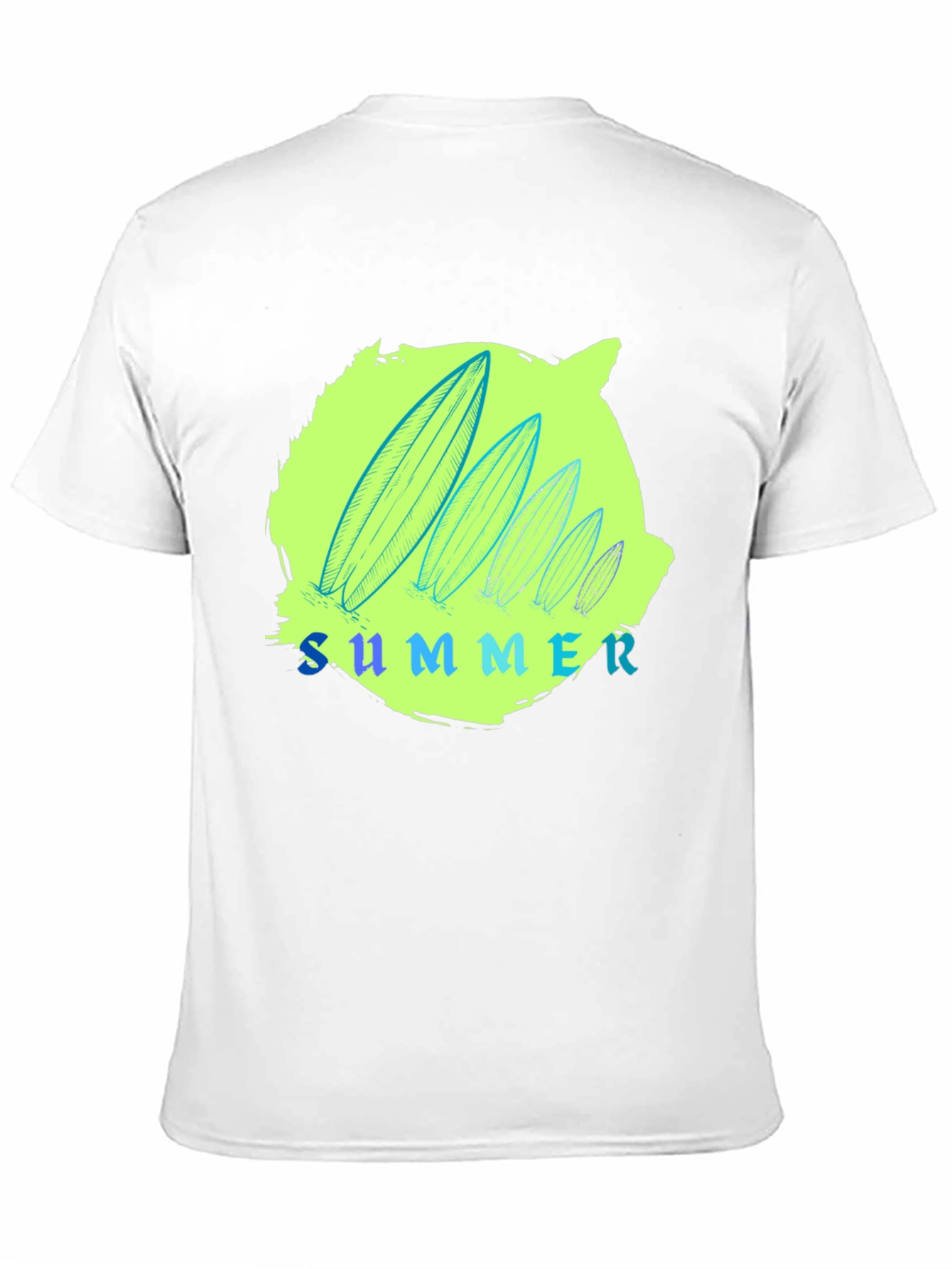 Summer Surfboard T-Shirt - Black - 11