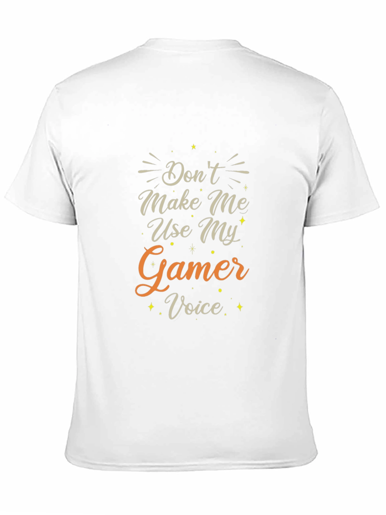 Black Gamer Voice T-Shirt: Funny Gaming Tee for Gamers view 11