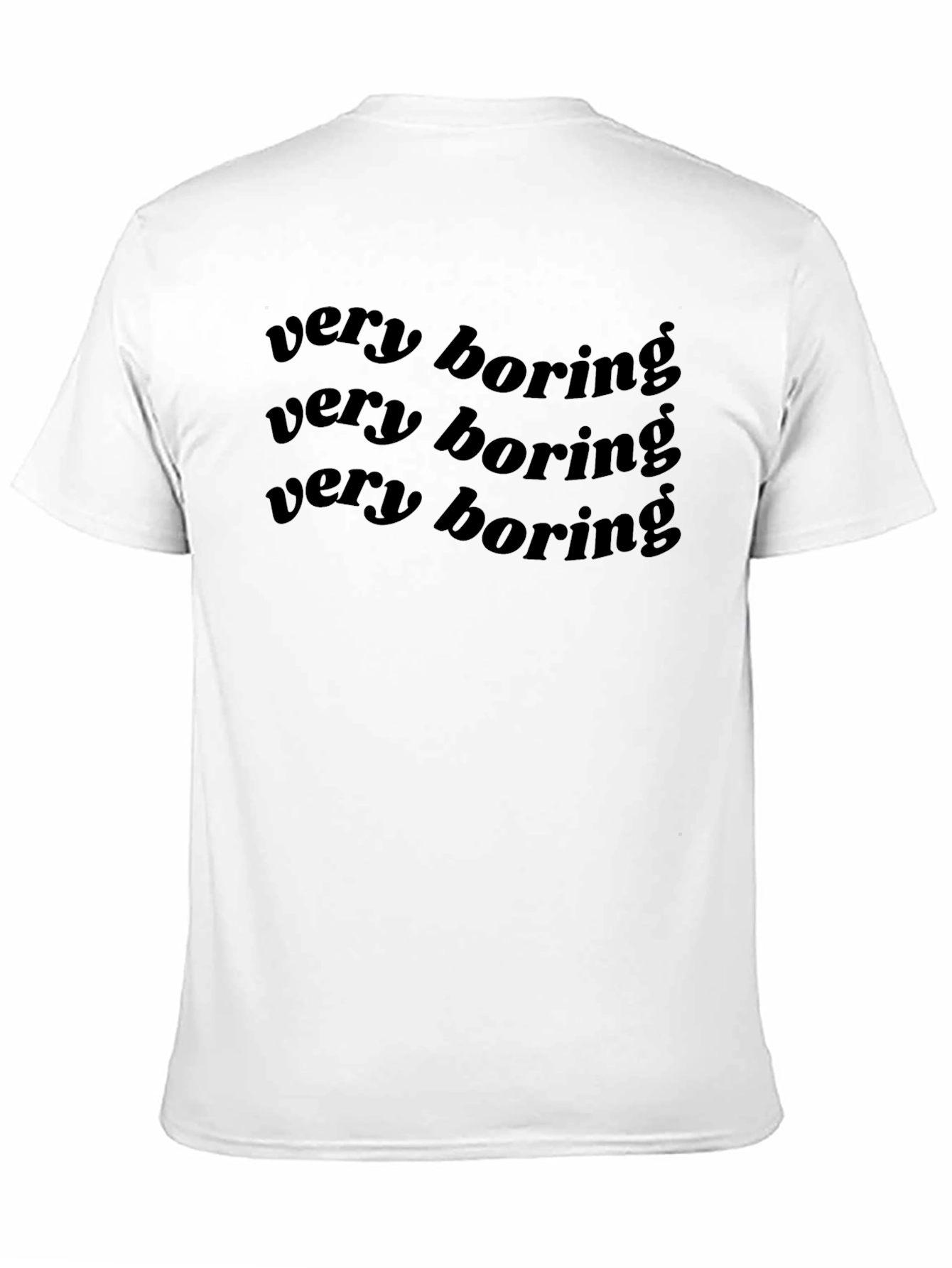 Black Very Boring Graphic Tee - Black view 11