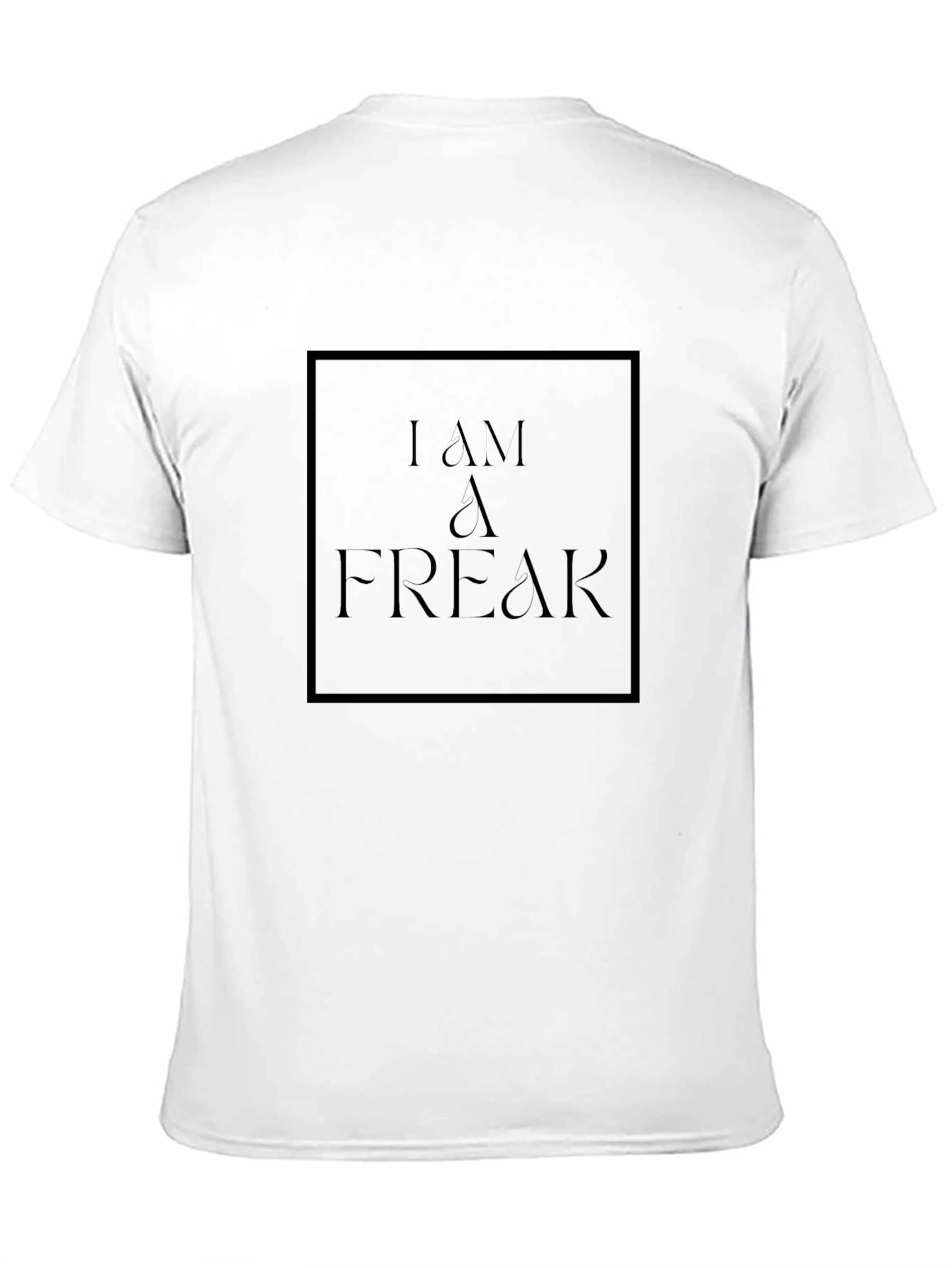 Black I AM A FREAK Graphic Tee - Black view 11