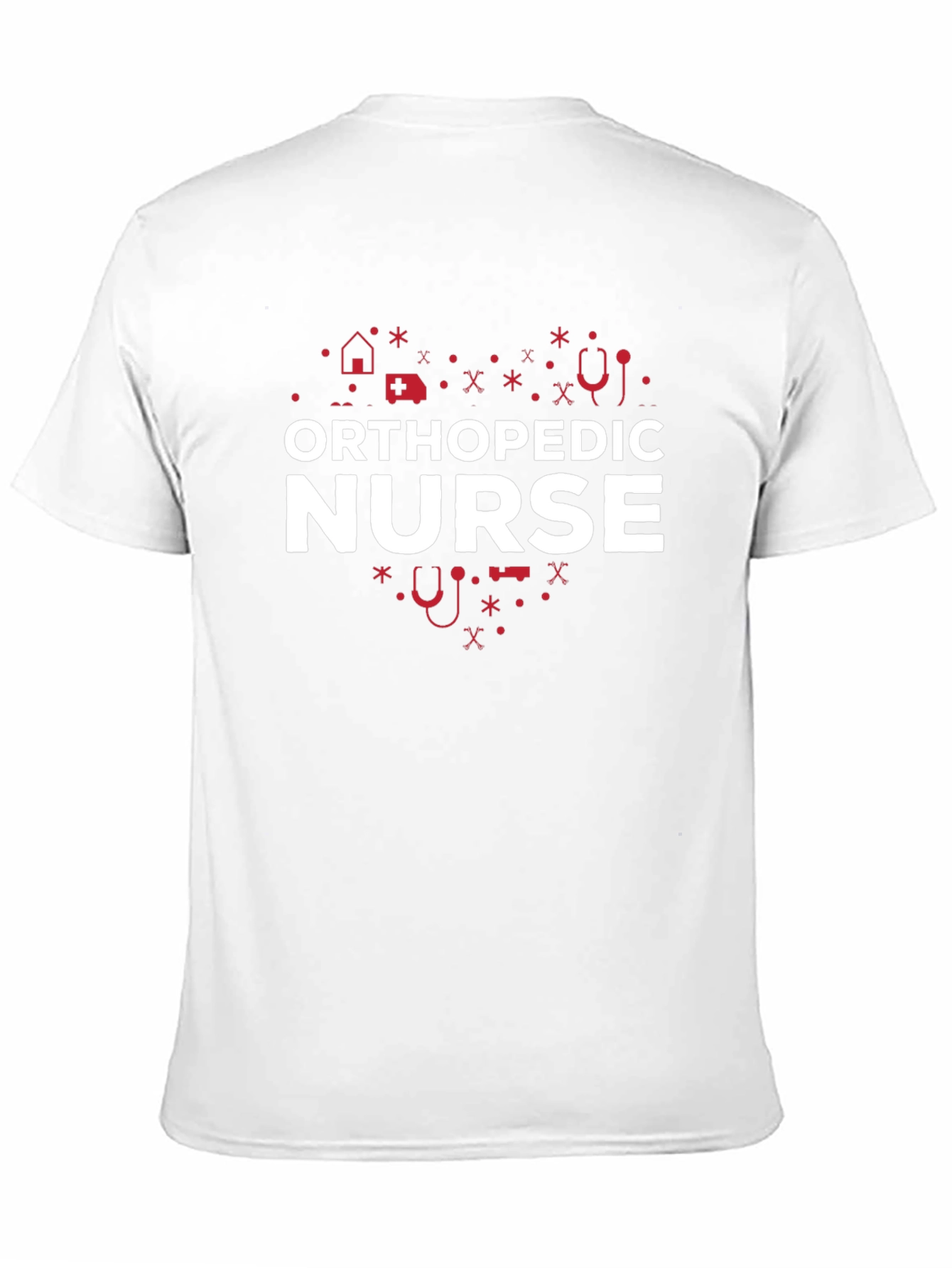 Orthopedic Nurse Heart Graphic T-Shirt - 11