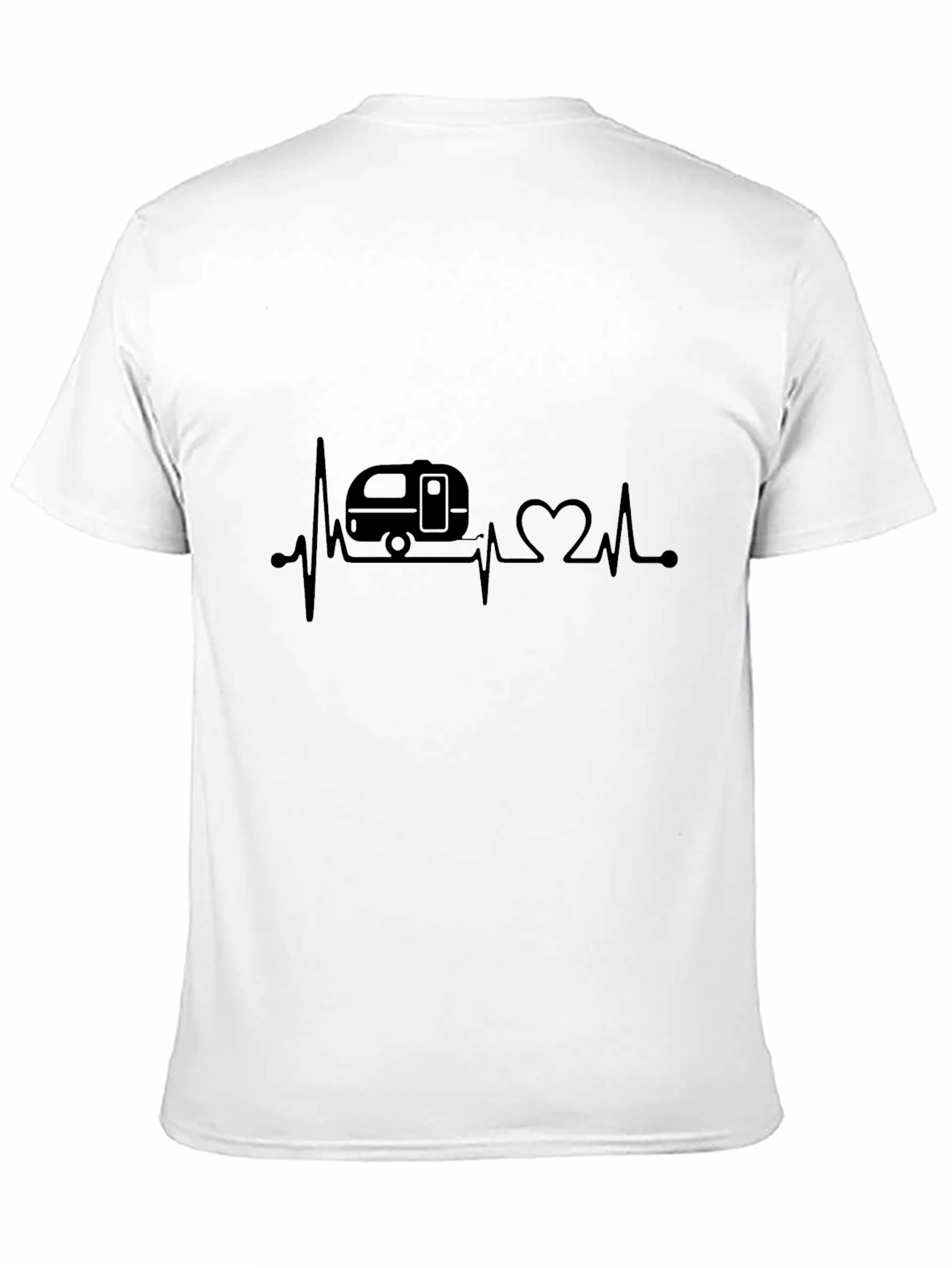 Camper Heartbeat T-Shirt - Camping Lover Tee - 11
