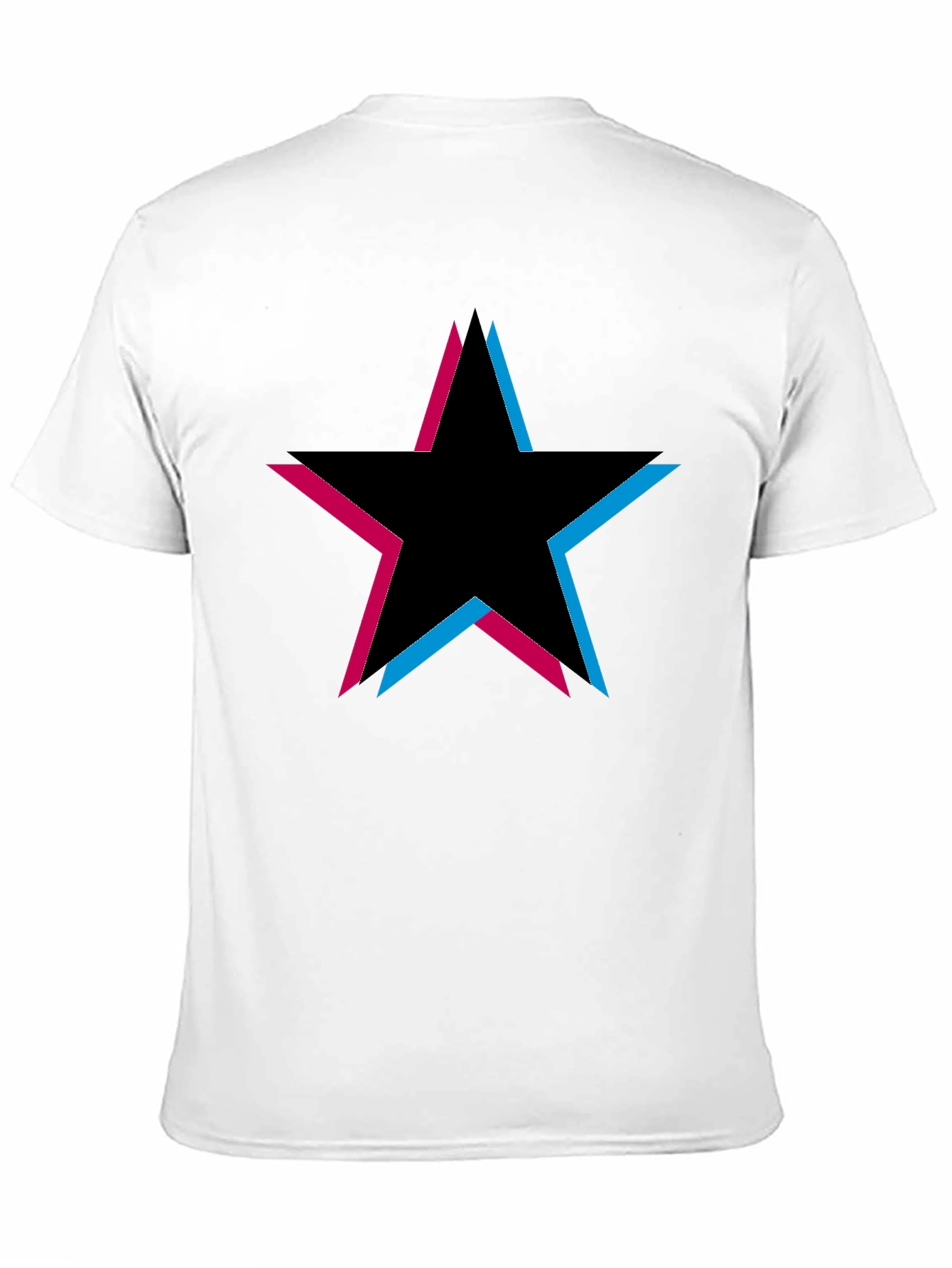 Black Star Graphic T-Shirt - Black Cotton Tee view 11