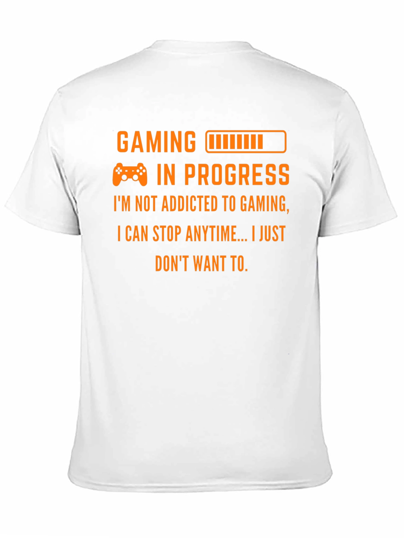 Black Gaming in Progress T-Shirt - Gamer Addict Tee view 11