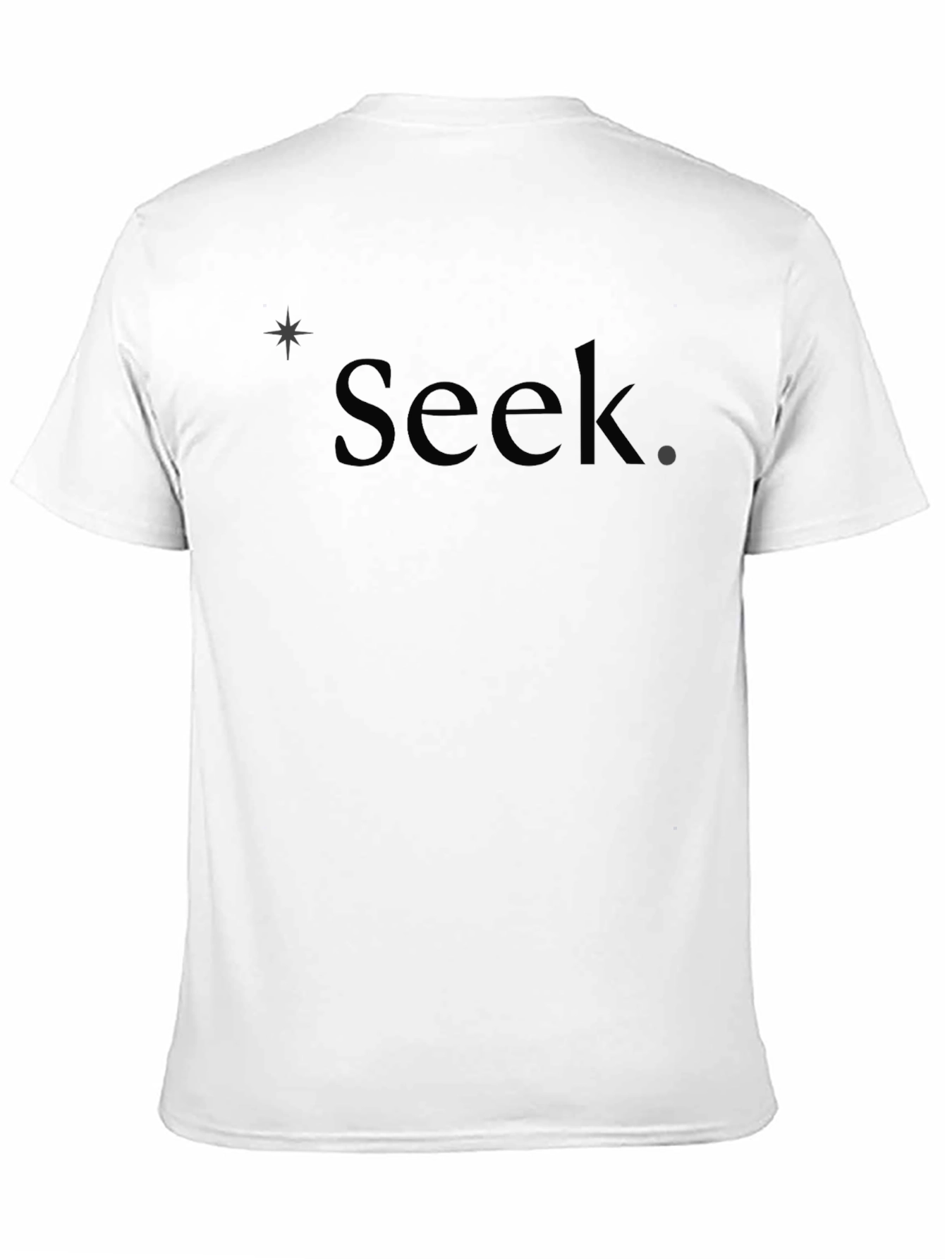 Black Seek Graphic Tee - Soft Cotton Blend view 11