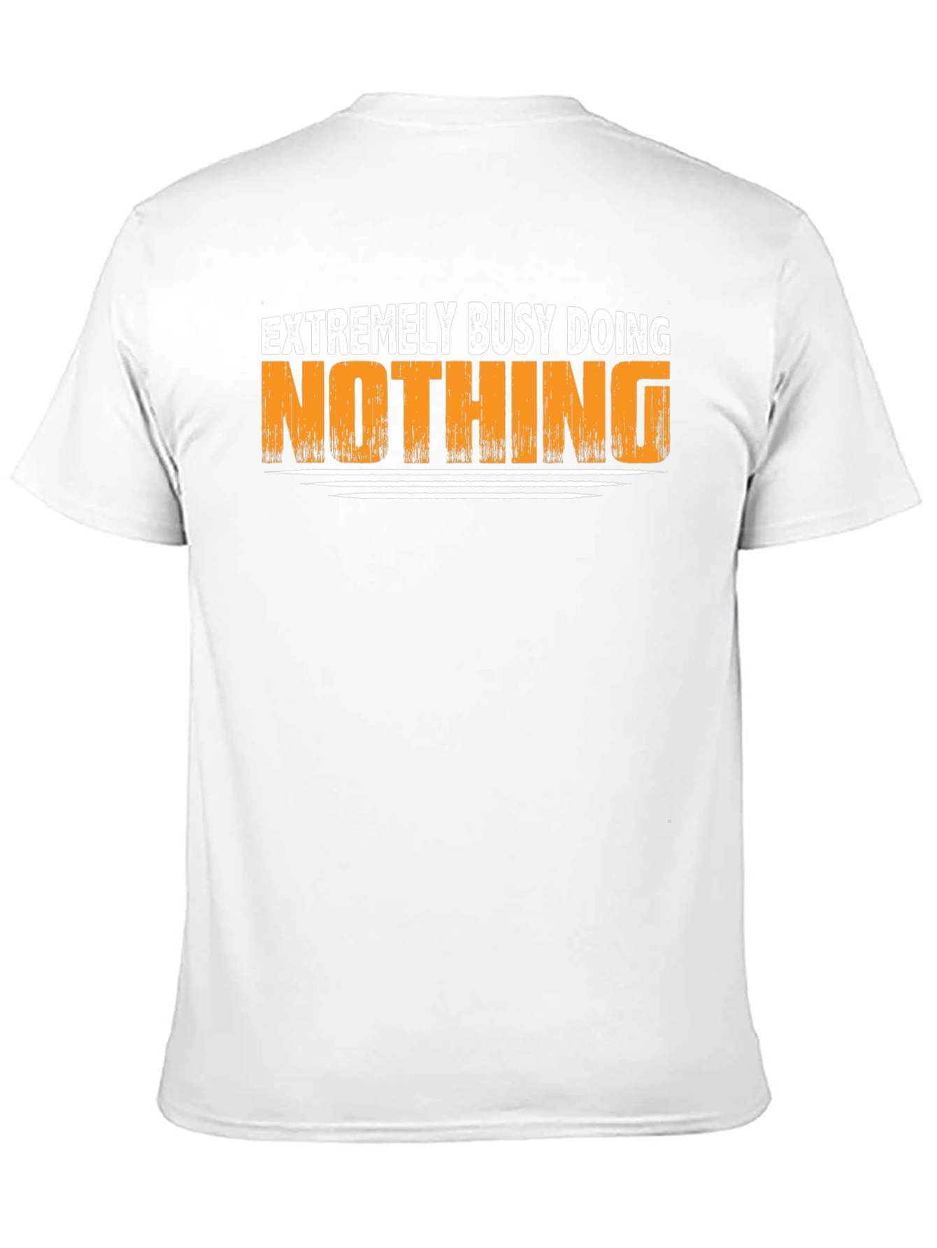 Black Extremely Busy Doing Nothing T-Shirt view 11