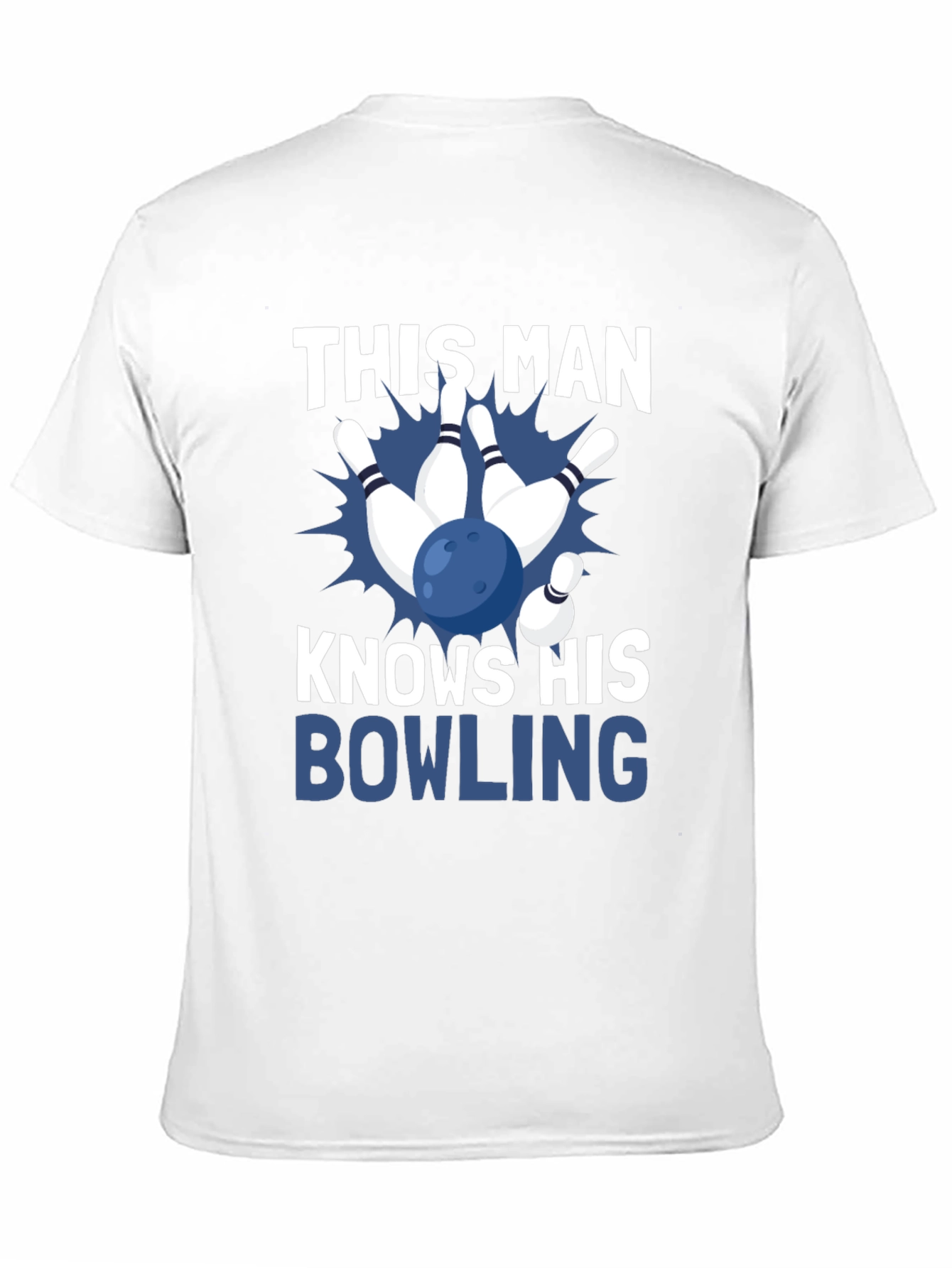 Black This Man Knows His Bowling T-Shirt view 11