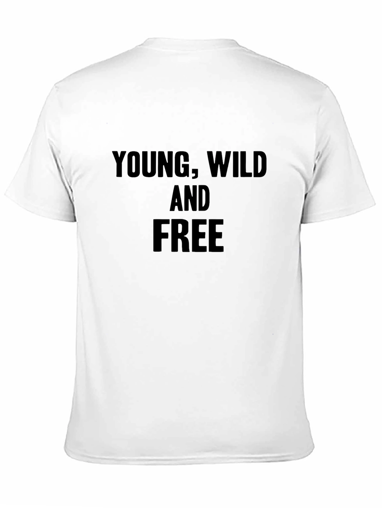 Black Young, Wild, and Free Graphic Tee - Black view 11