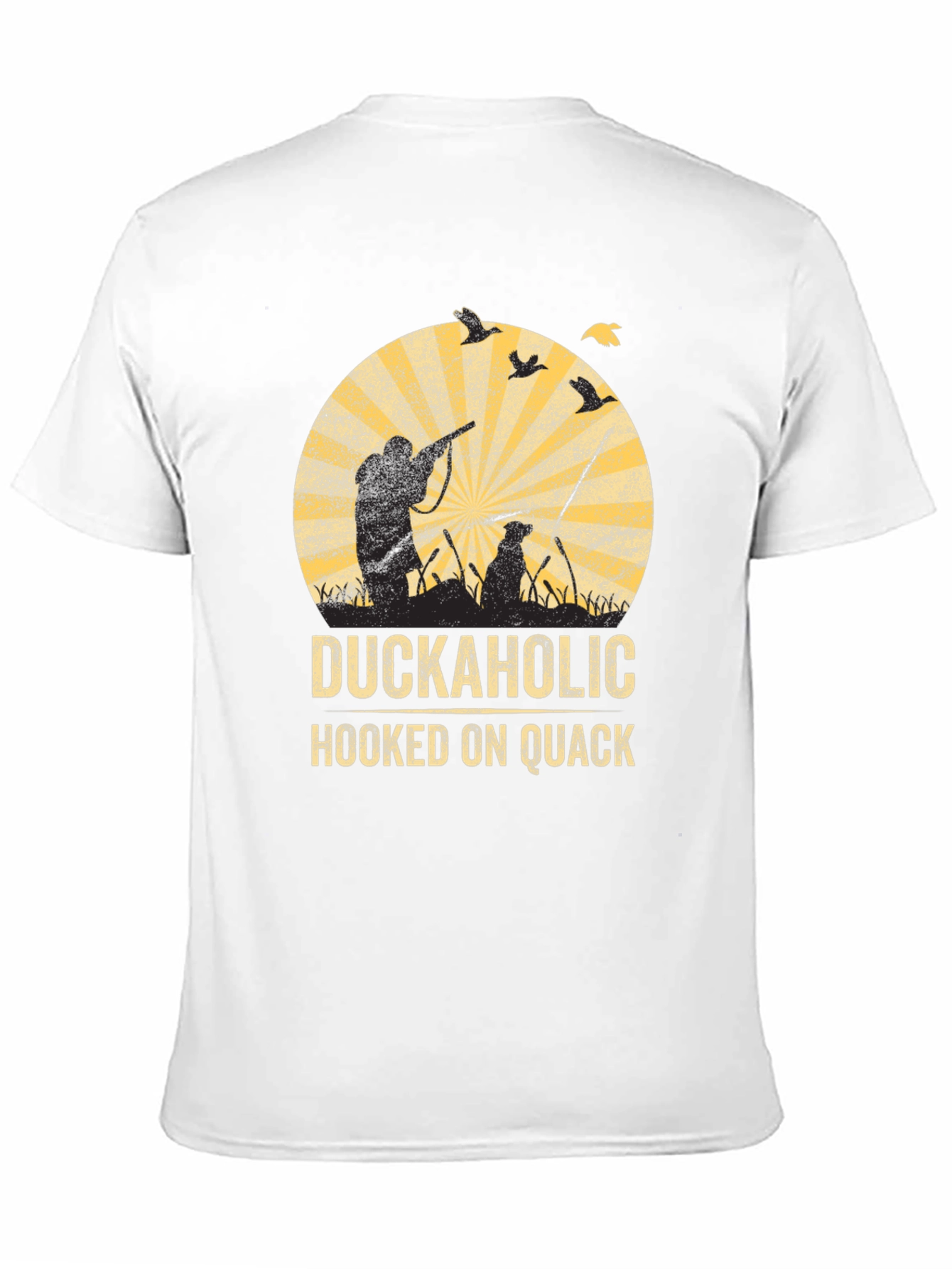 Black Duckaholic Hunting Graphic T-Shirt view 11