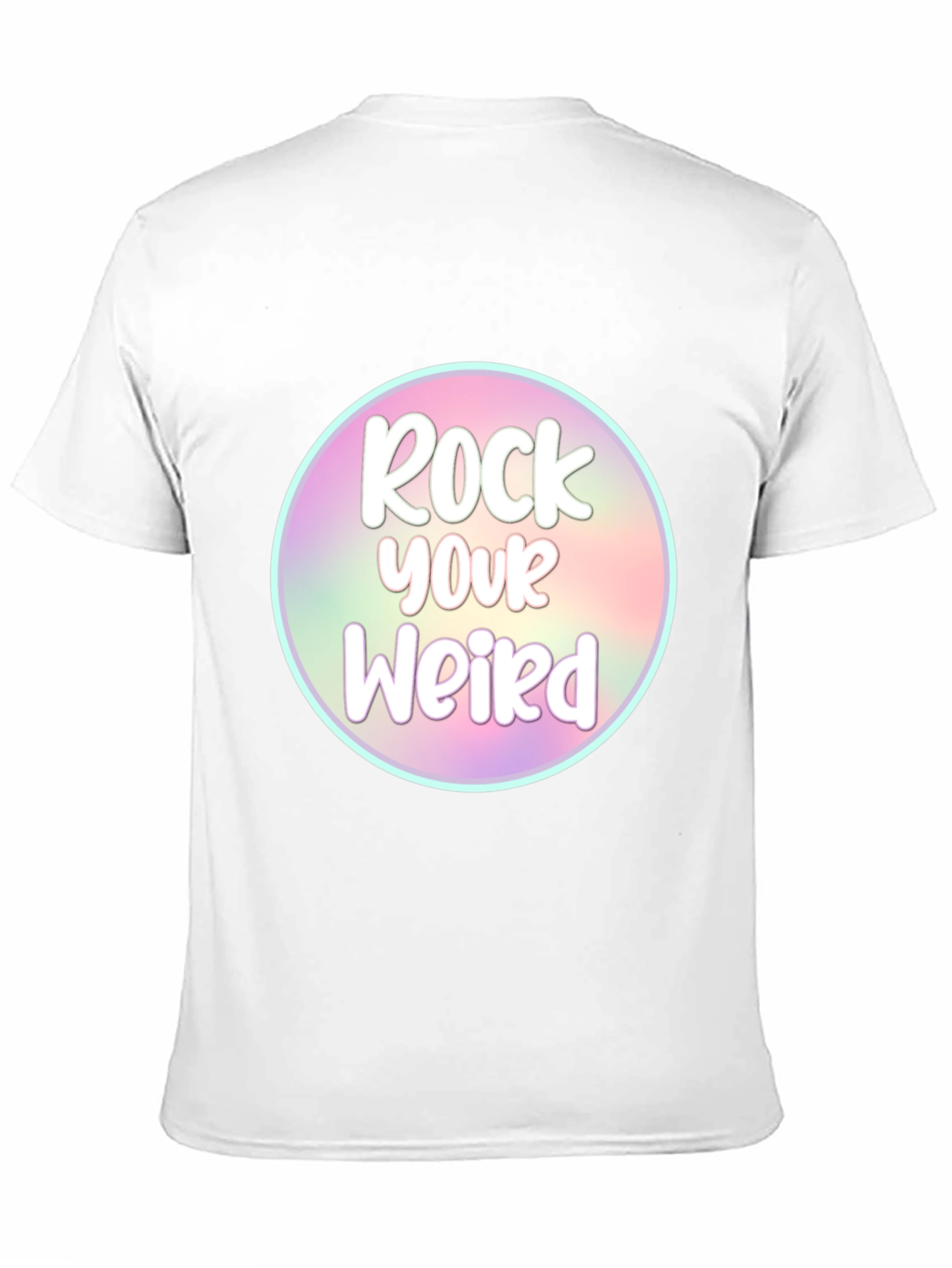 Black Rock Your Weird T-Shirt - Unique Graphic Tee view 11