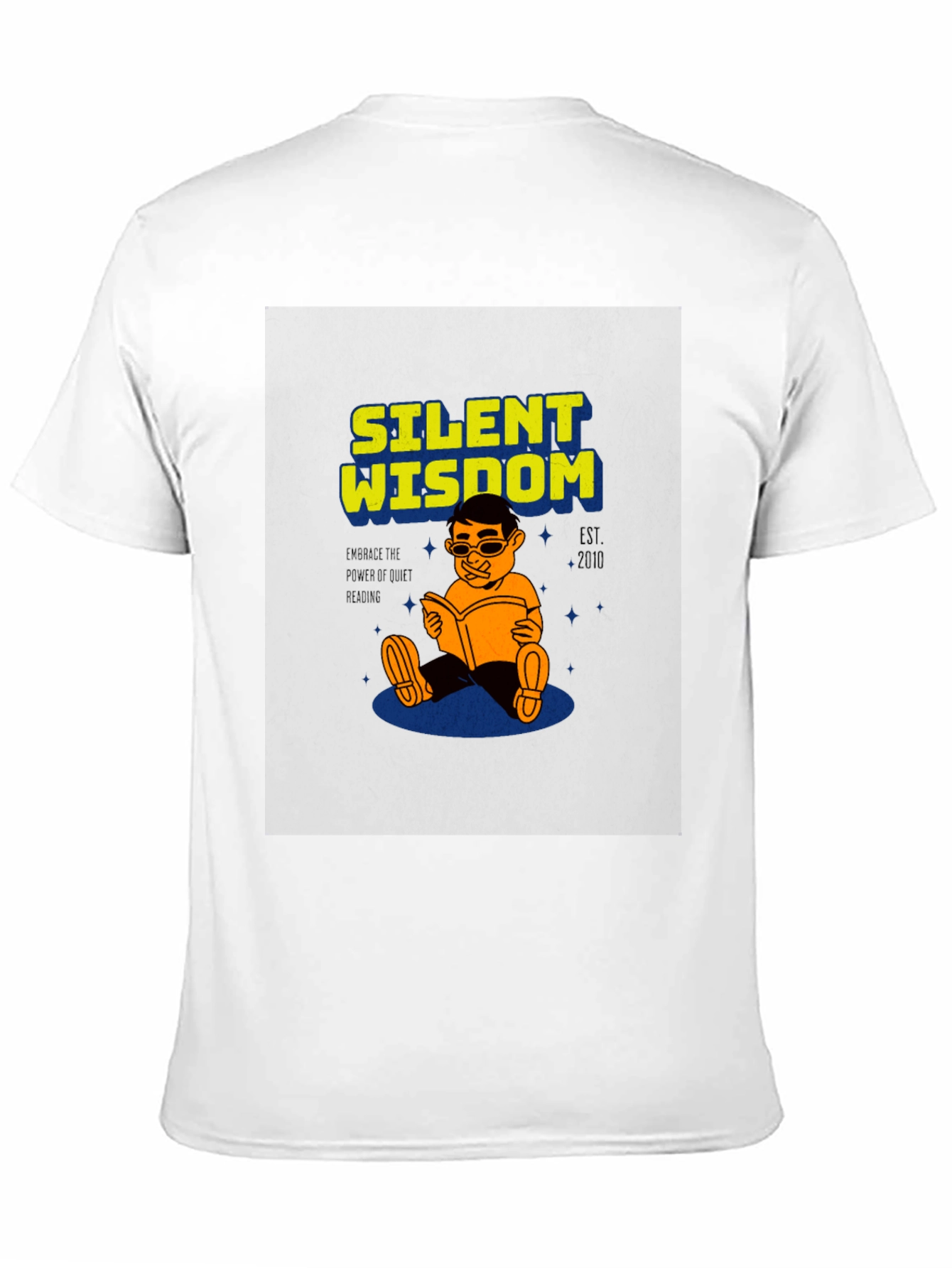 Black Silent Wisdom T-Shirt - Black view 11