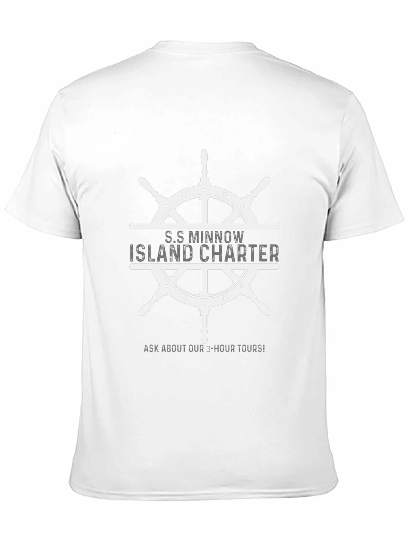 Black S.S. Minnow Island Charter Black T-Shirt view 11