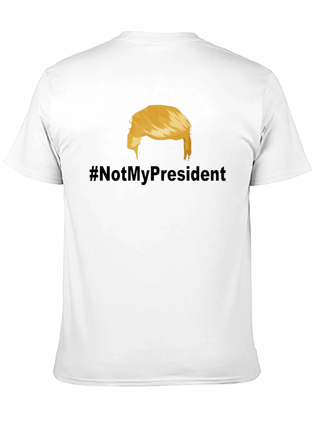 Black Not My President T-Shirt - Political Statement Tee view 11