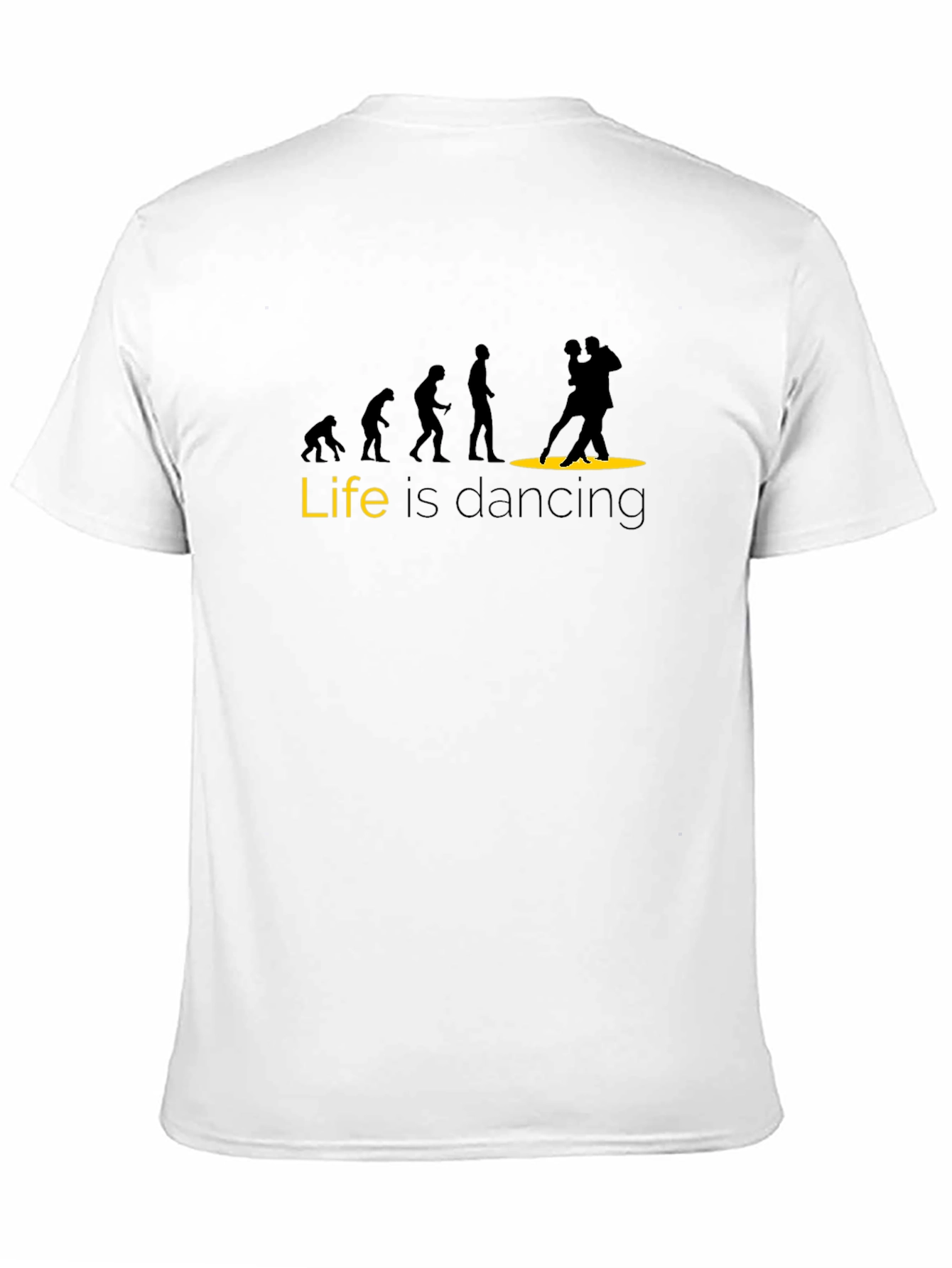 Black Life is Dancing Black T-Shirt - Evolution Graphic Tee view 11