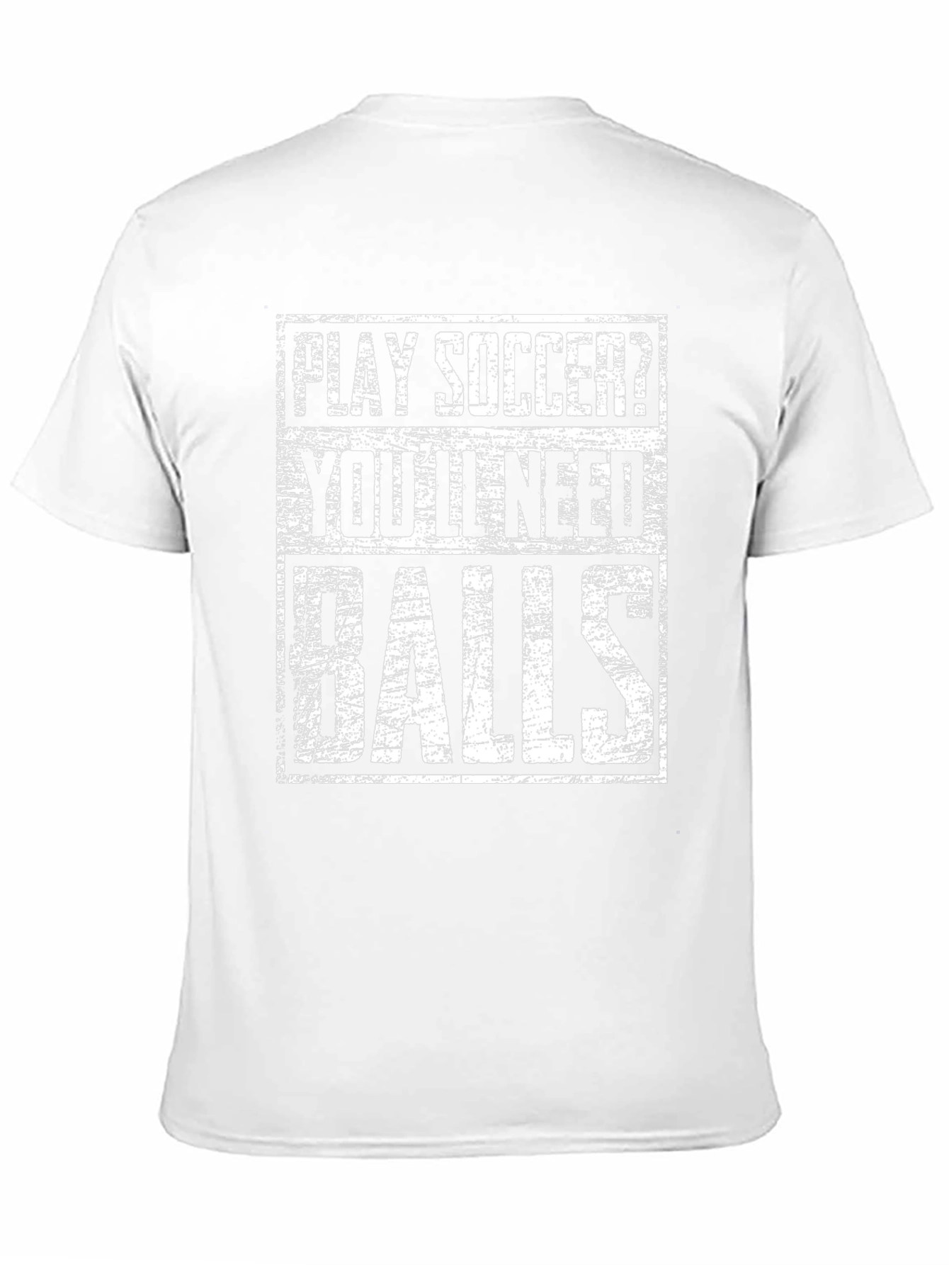 Black Play Soccer? You'll Need Balls T-Shirt view 11