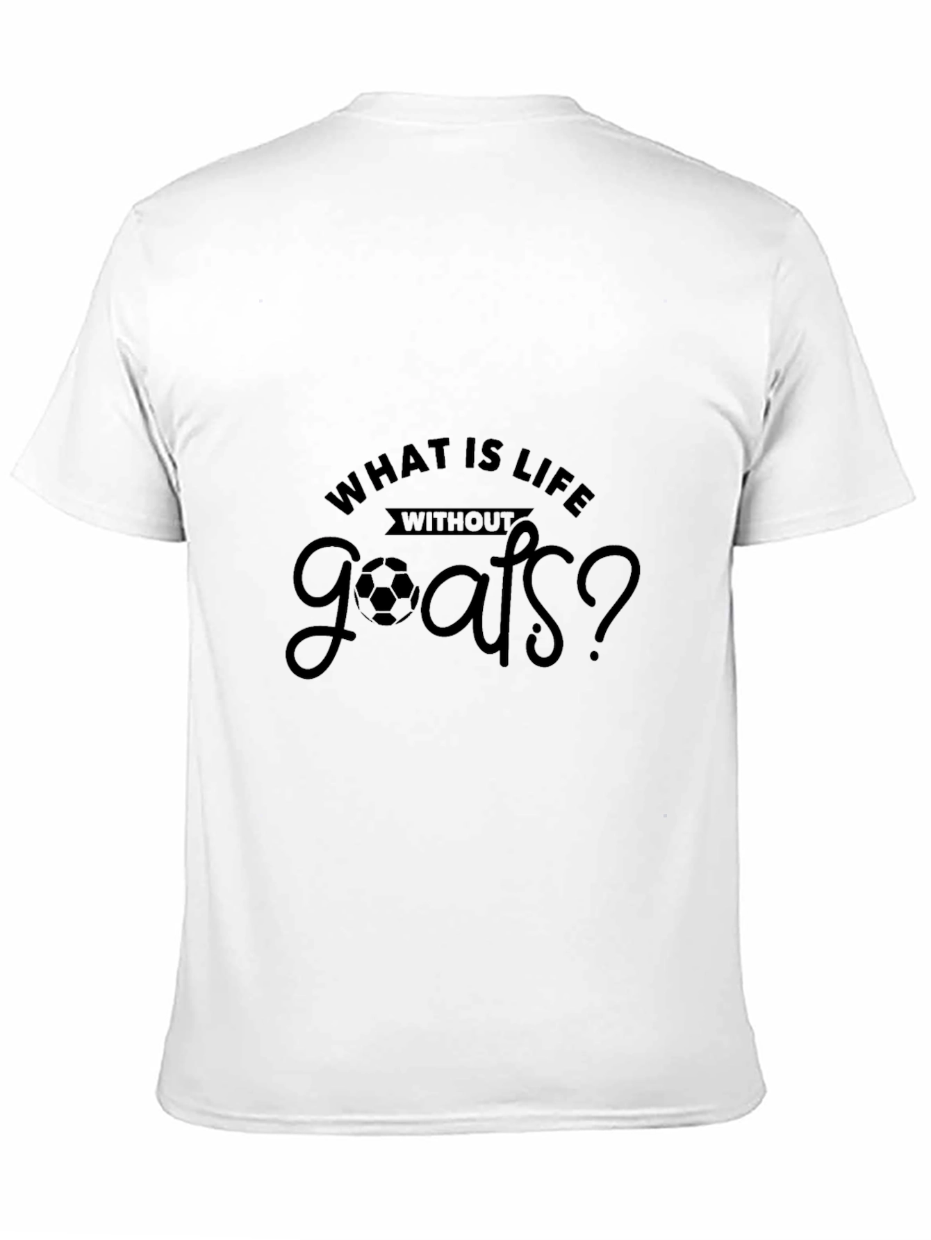 Black Soccer Goals T-Shirt view 11