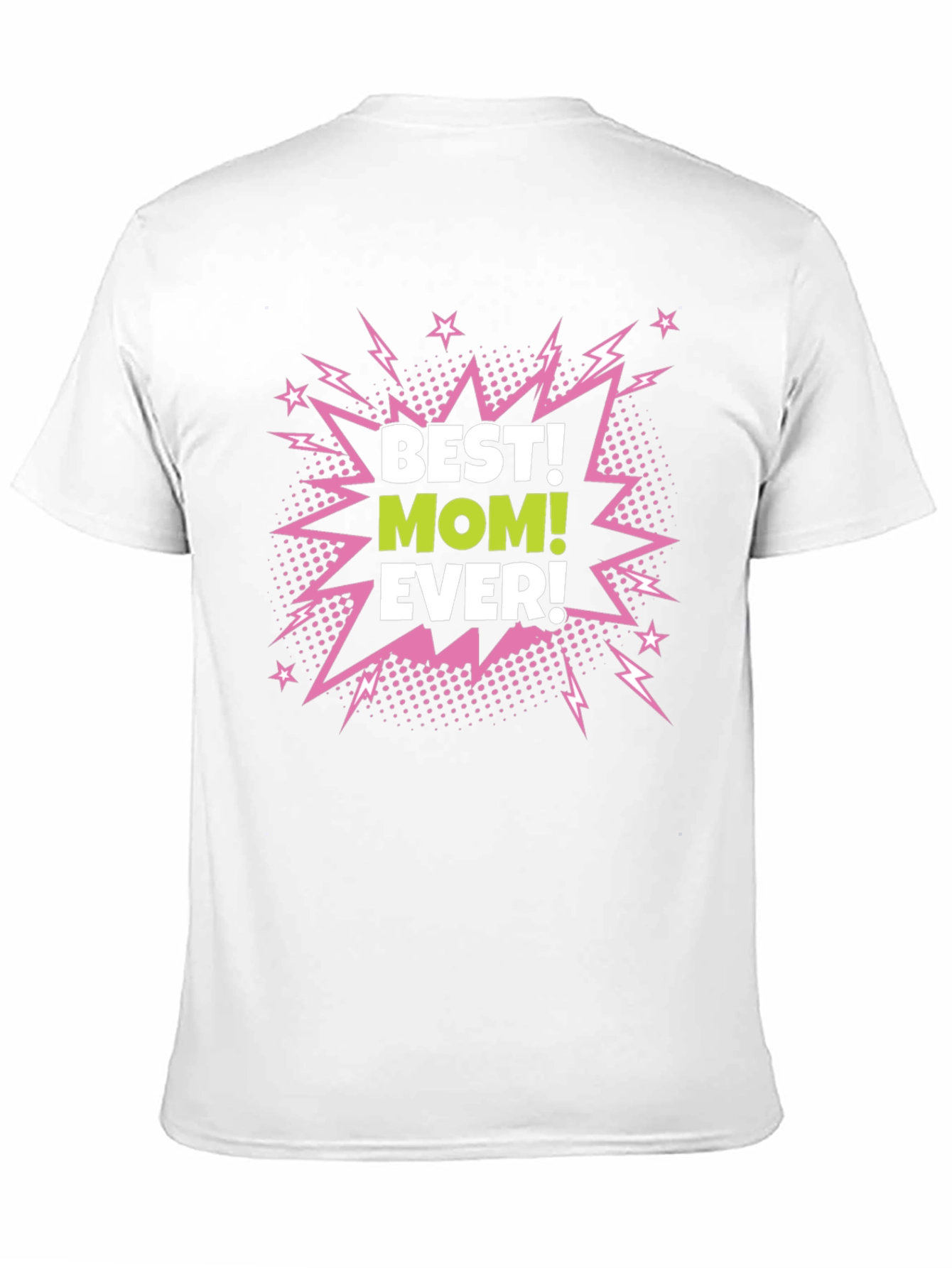 Black Best Mom Ever Black Graphic T-Shirt view 11