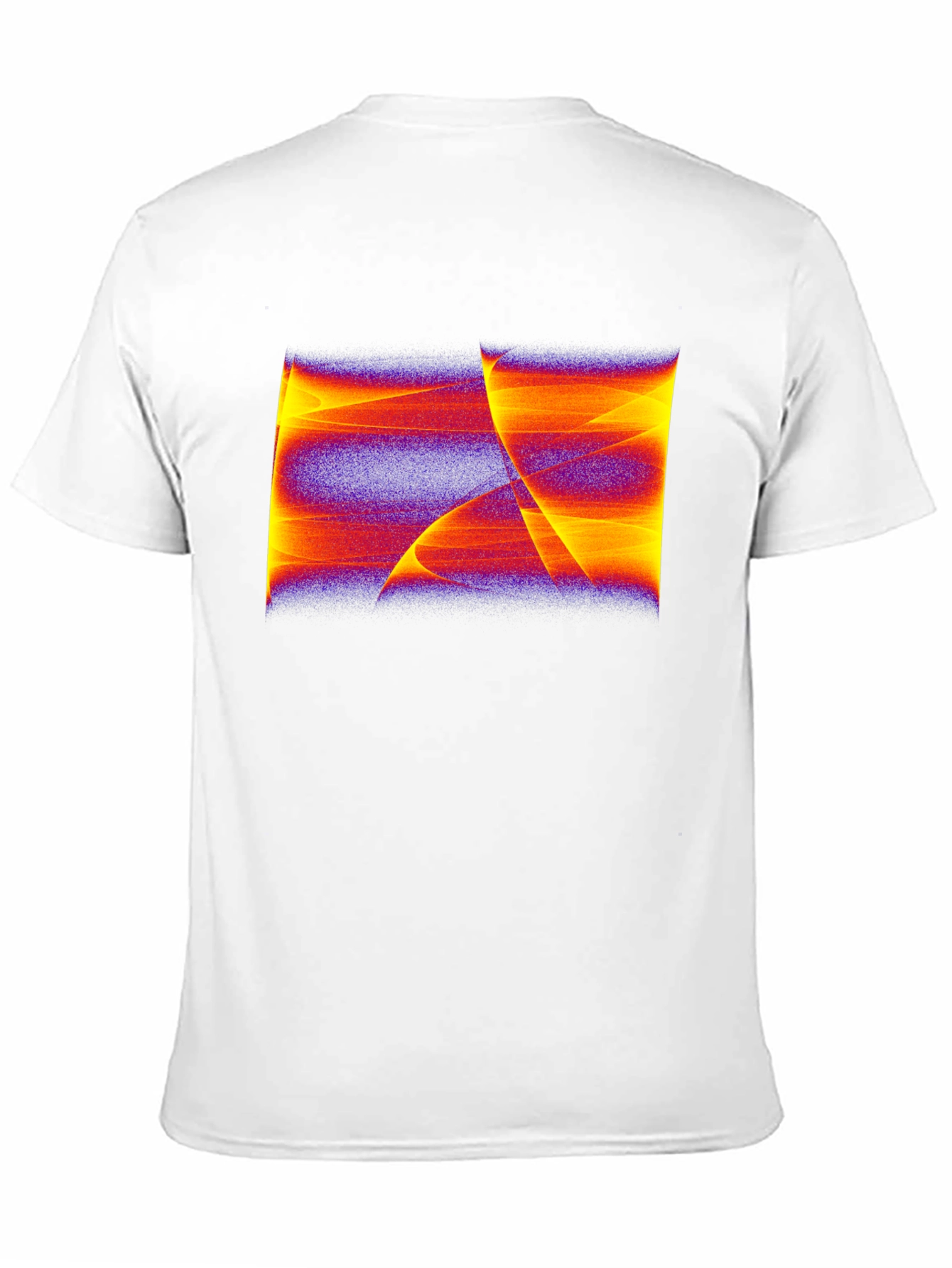 Black Abstract Art Graphic Black T-Shirt view 11