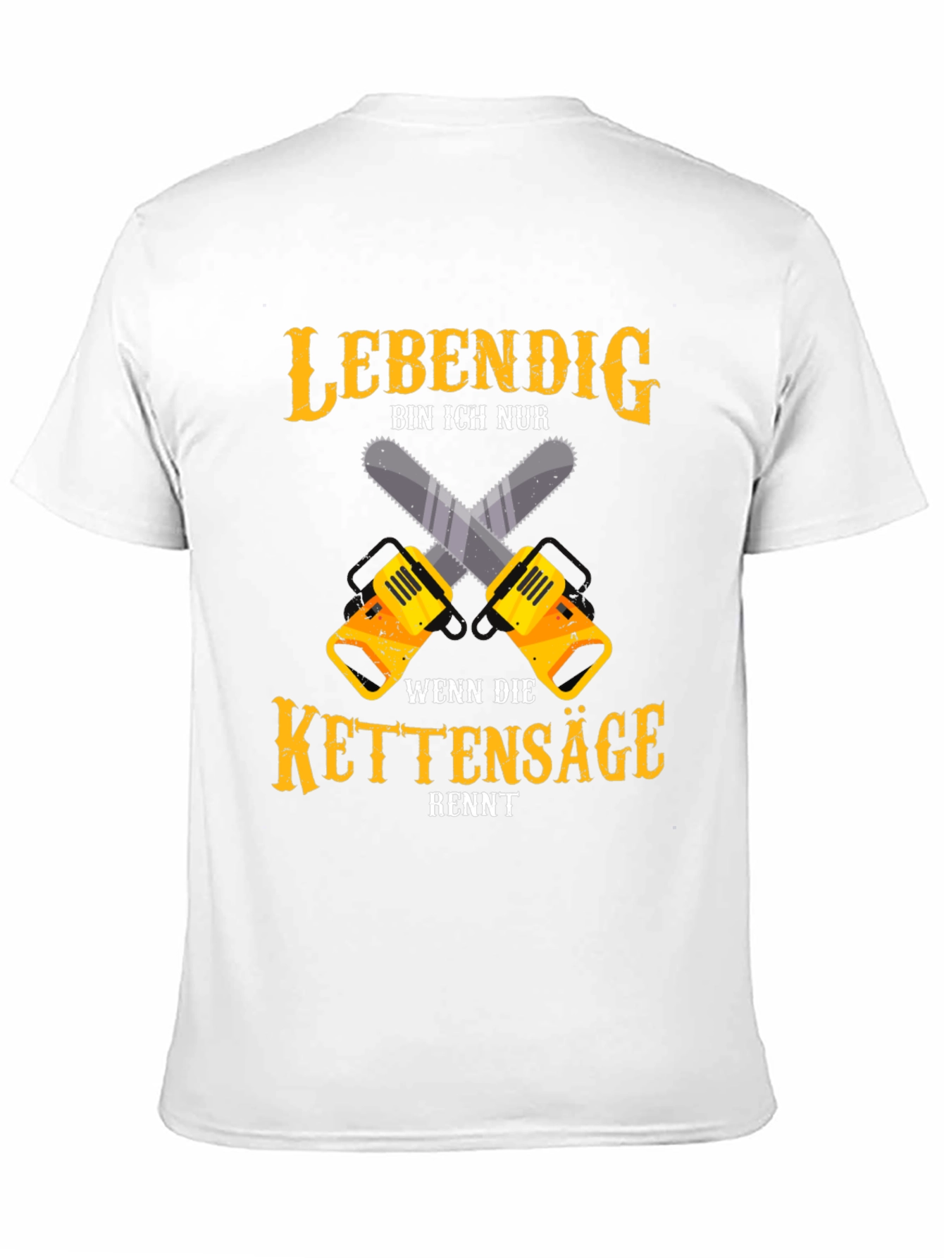 Black Lebendig Chainsaw T-Shirt view 11