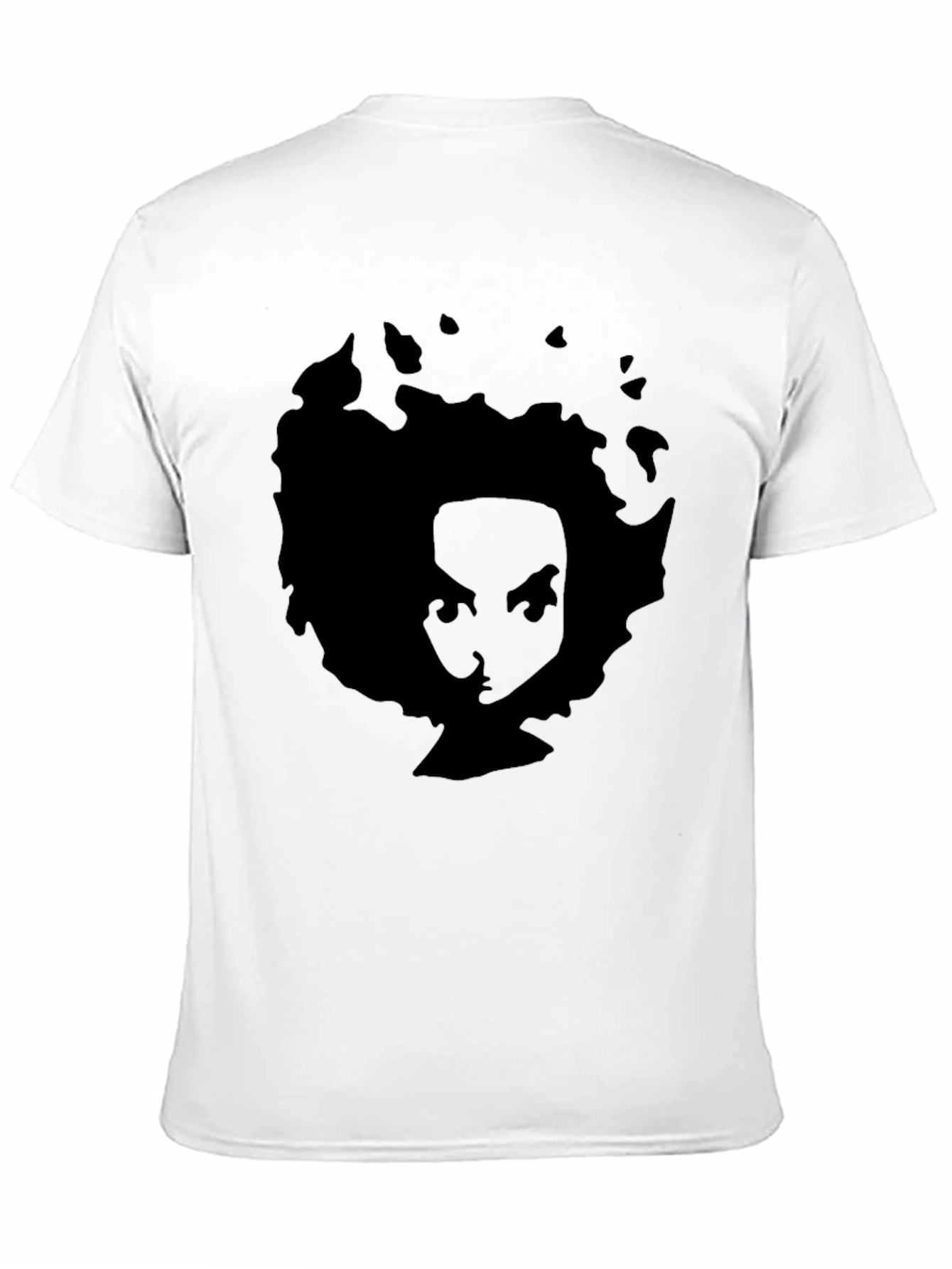 Black Afro Silhouette Graphic T-Shirt view 11