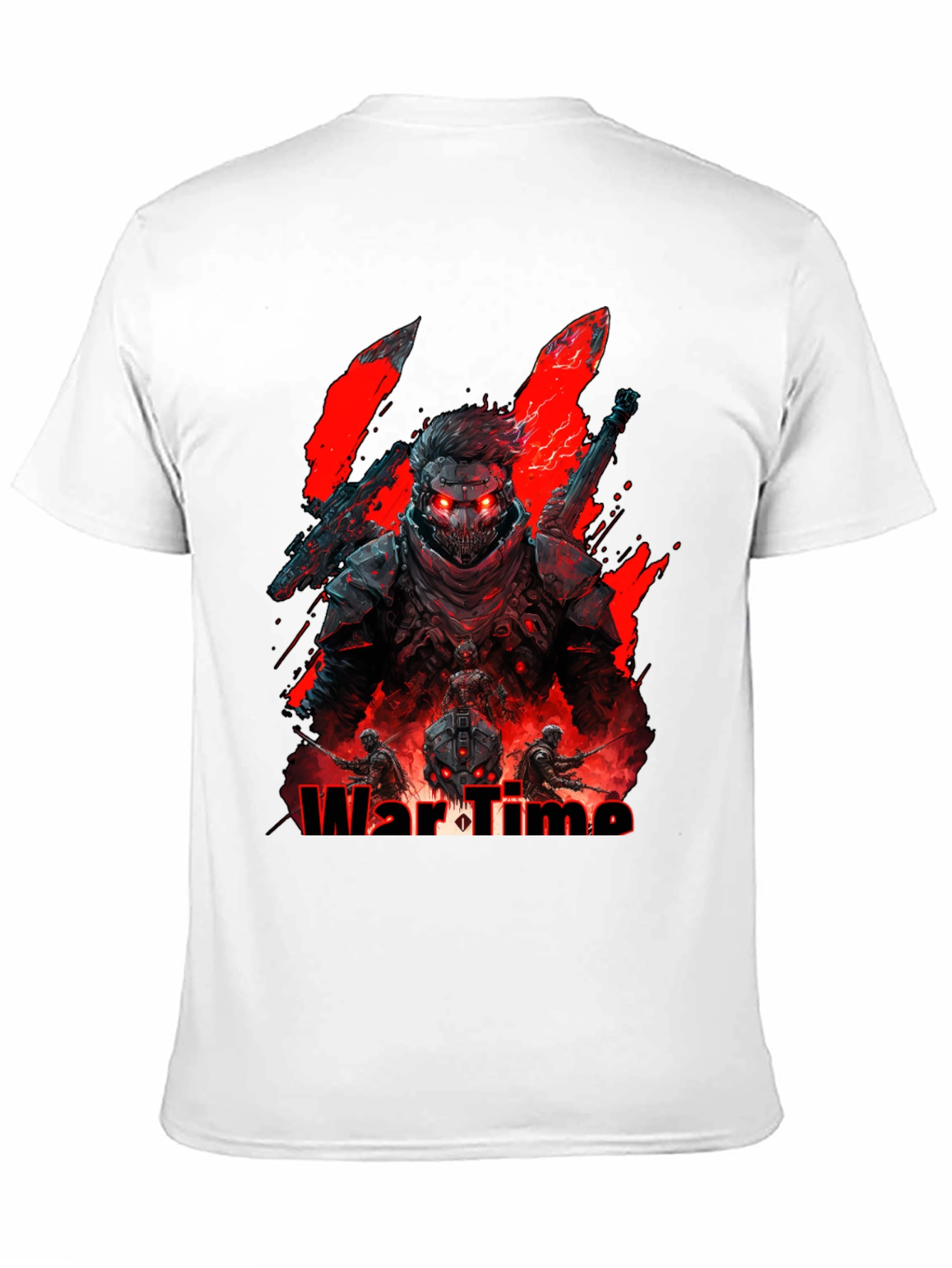 Black War Time Graphic Tee - Gamer Style view 11