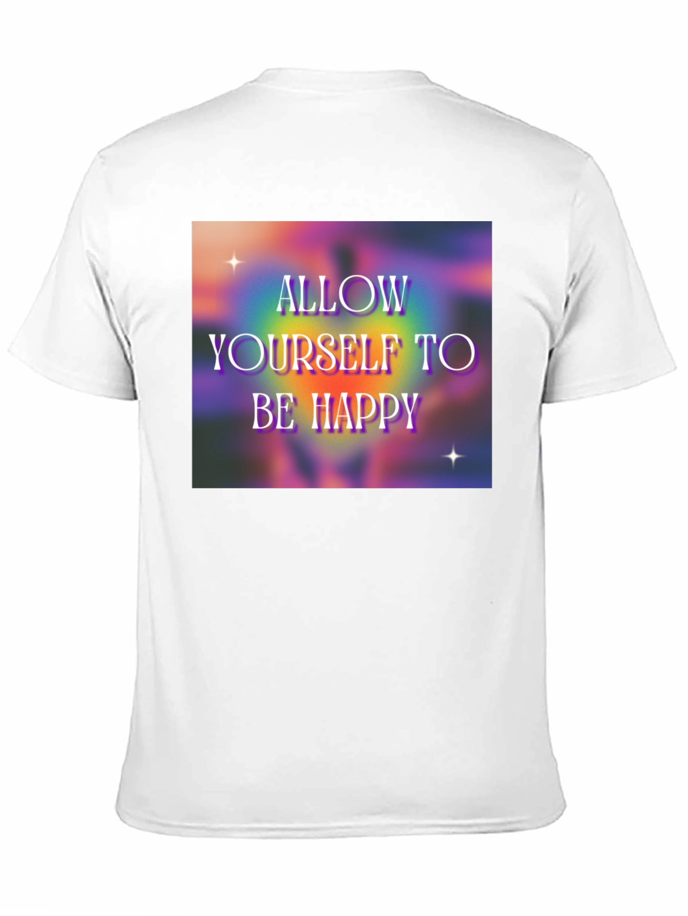 Black Allow Yourself to Be Happy Graphic T-Shirt view 11
