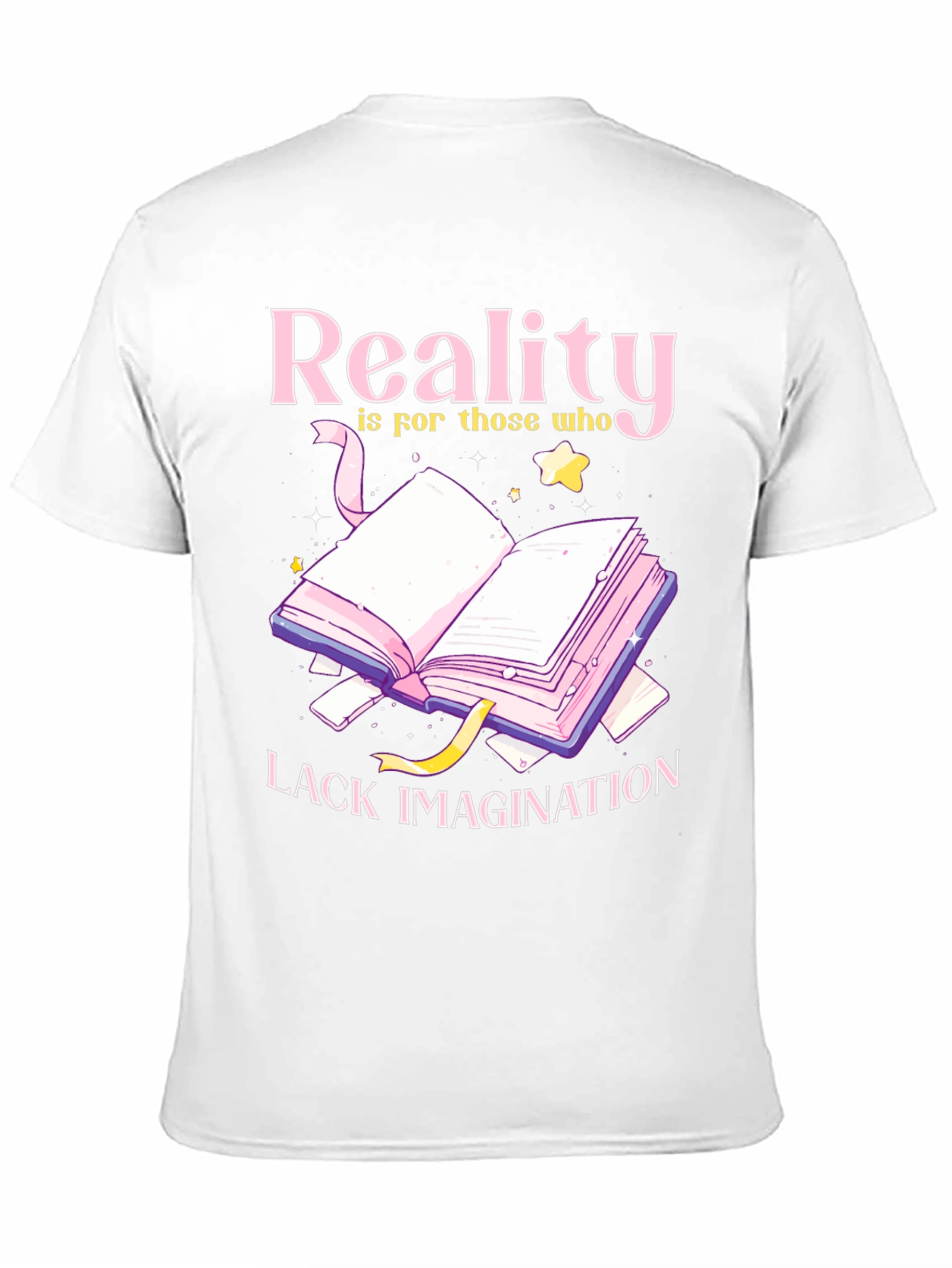 Black Reality Lacks Imagination Graphic Tee view 11