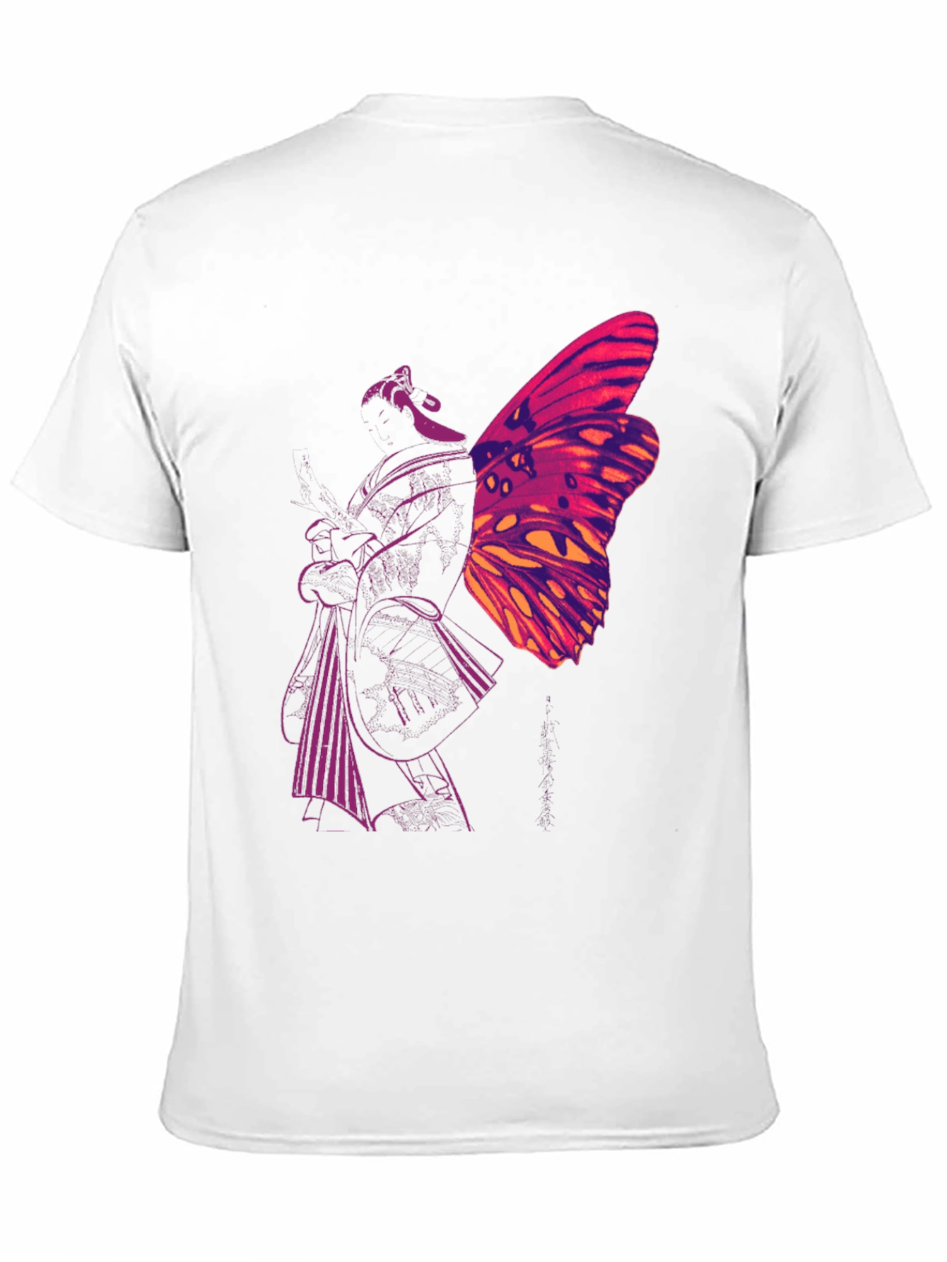 Black Butterfly Graphic Black T-Shirt view 11