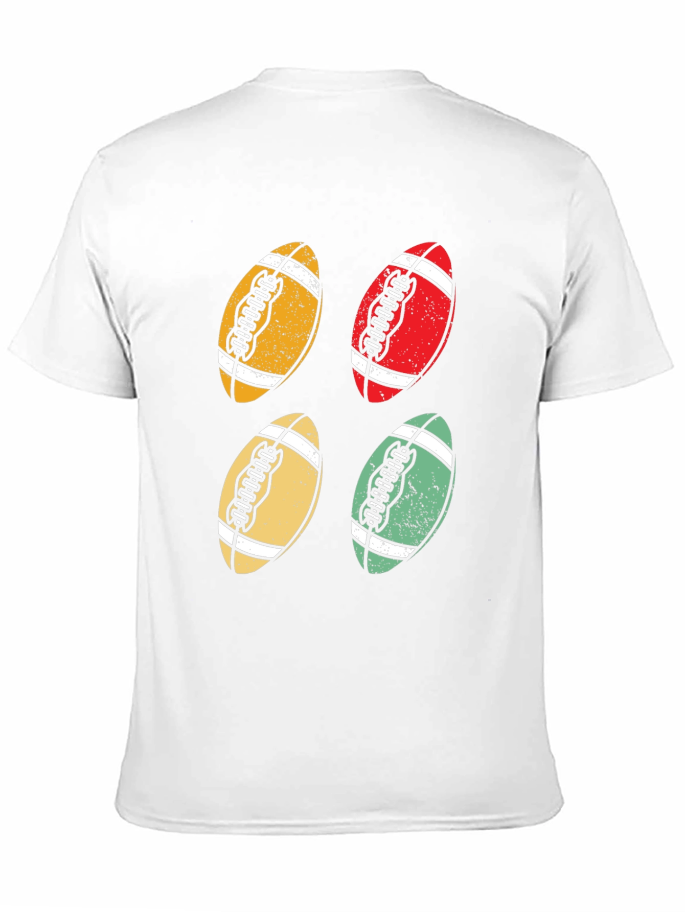 Black Retro Football Graphic Tee - Casual Style view 11