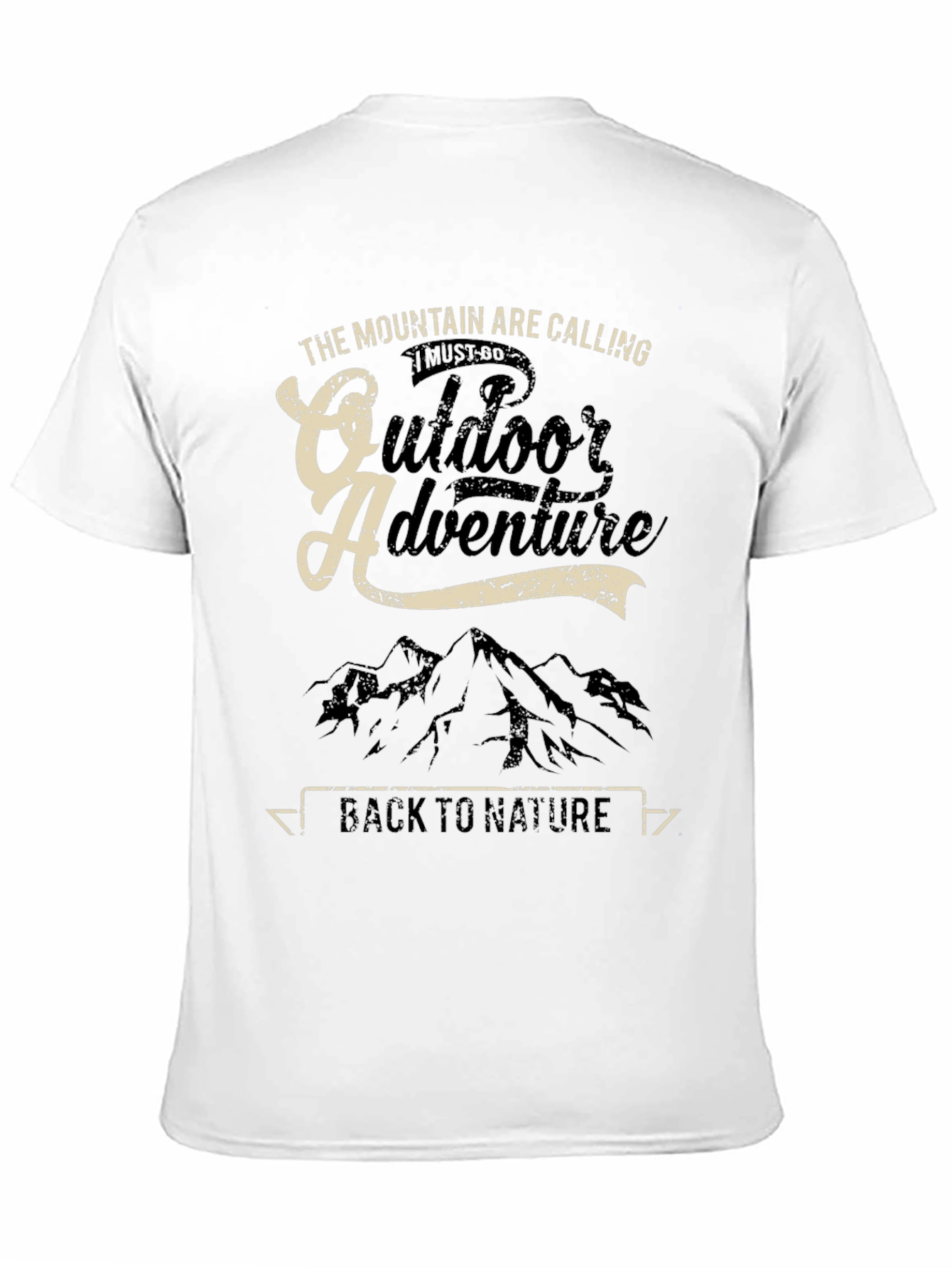 Black Outdoor Adventure Tee - Mountain Calling view 11