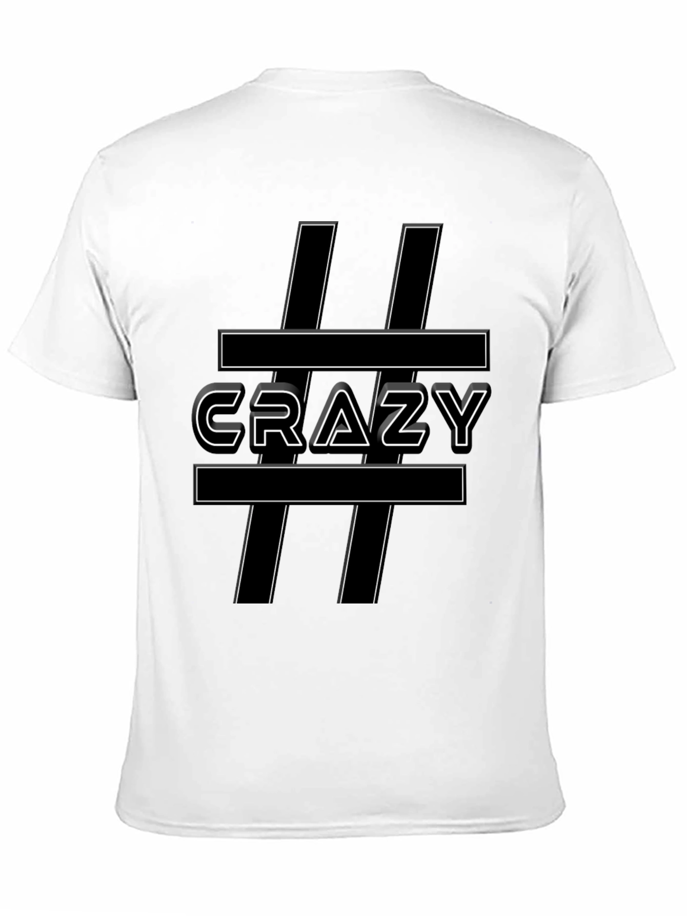 Black Crazy Graphic T-Shirt - Edgy Style view 11