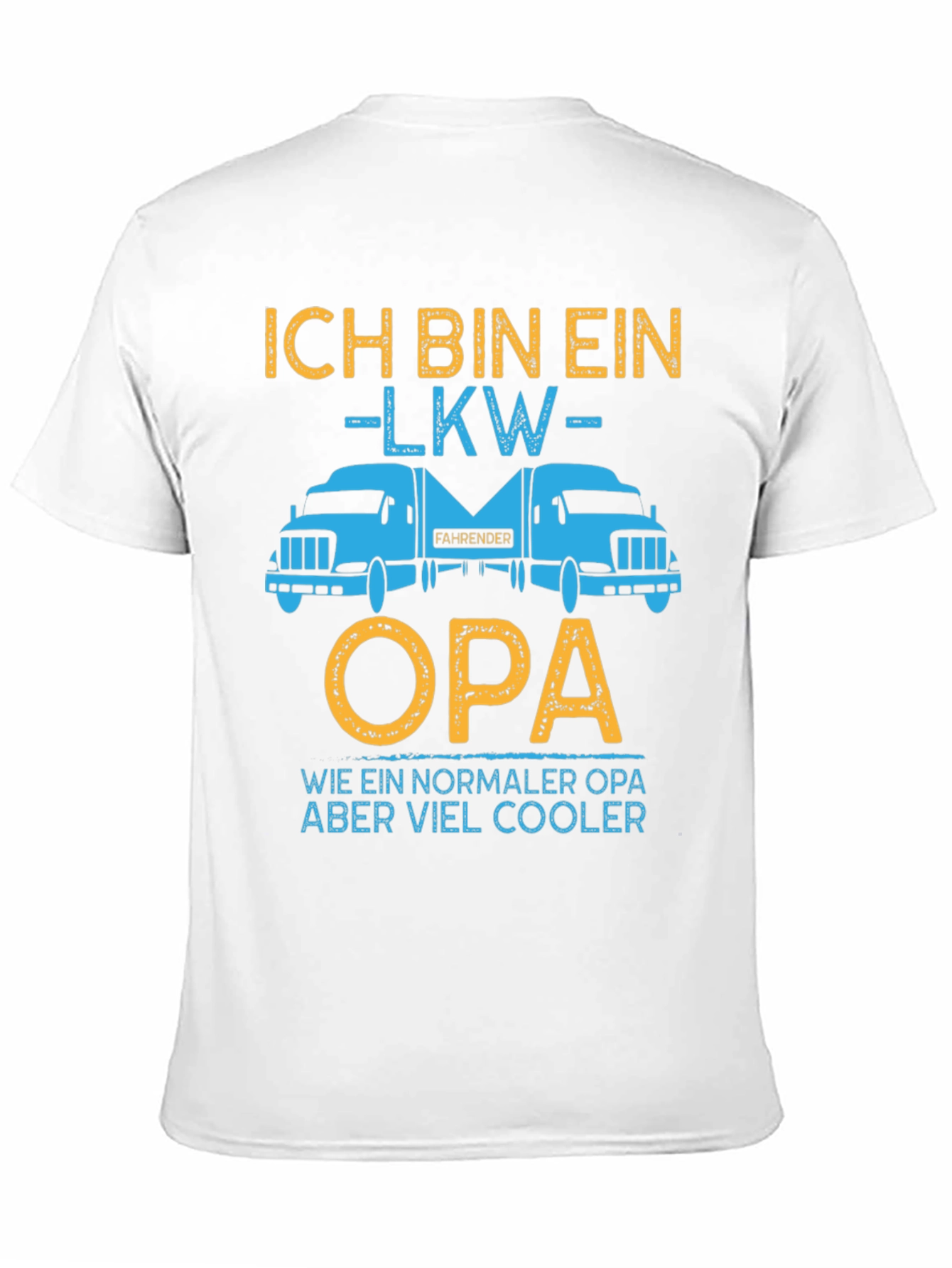 Trucker Opa T-Shirt - Cool Grandpa Gift - 11