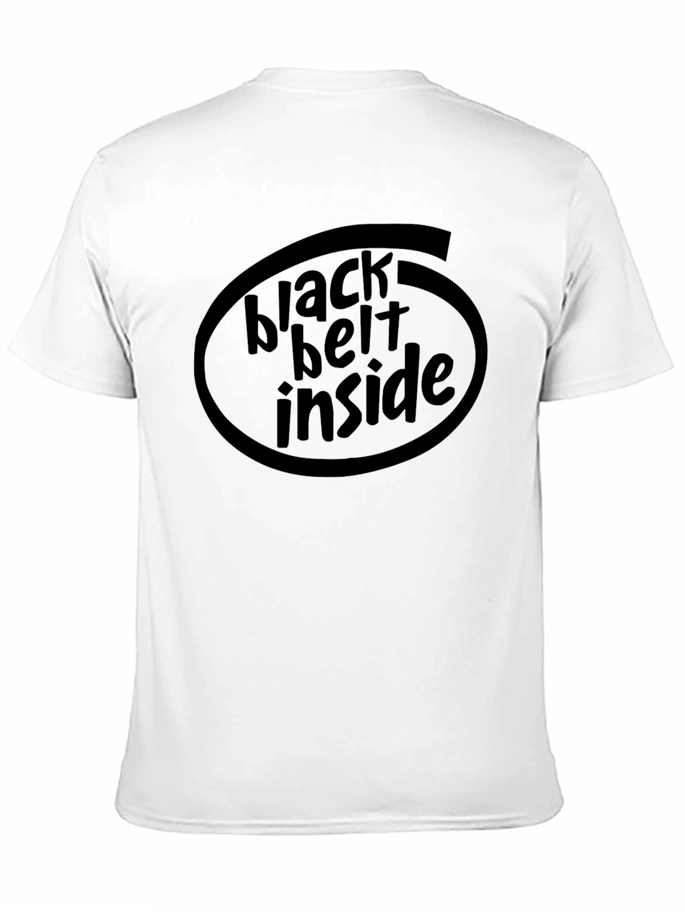Black Black Belt Inside Graphic T-Shirt view 11