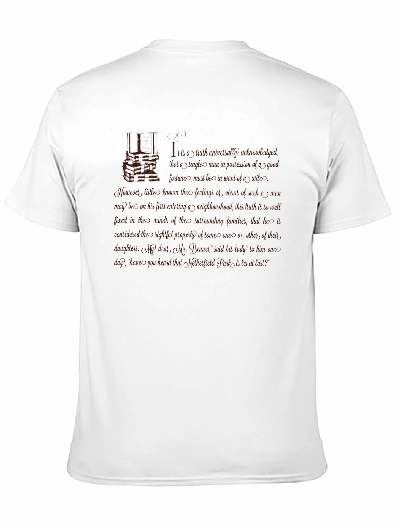 Black Literary Quote Graphic Tee - Soft Black Cotton view 11