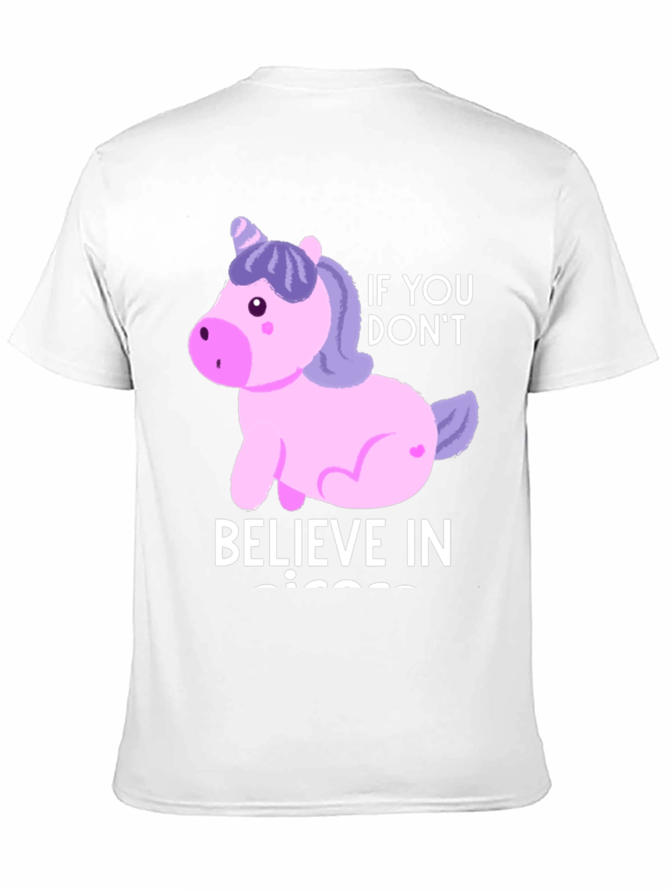 Black Unicorn Believer Graphic Tee view 11