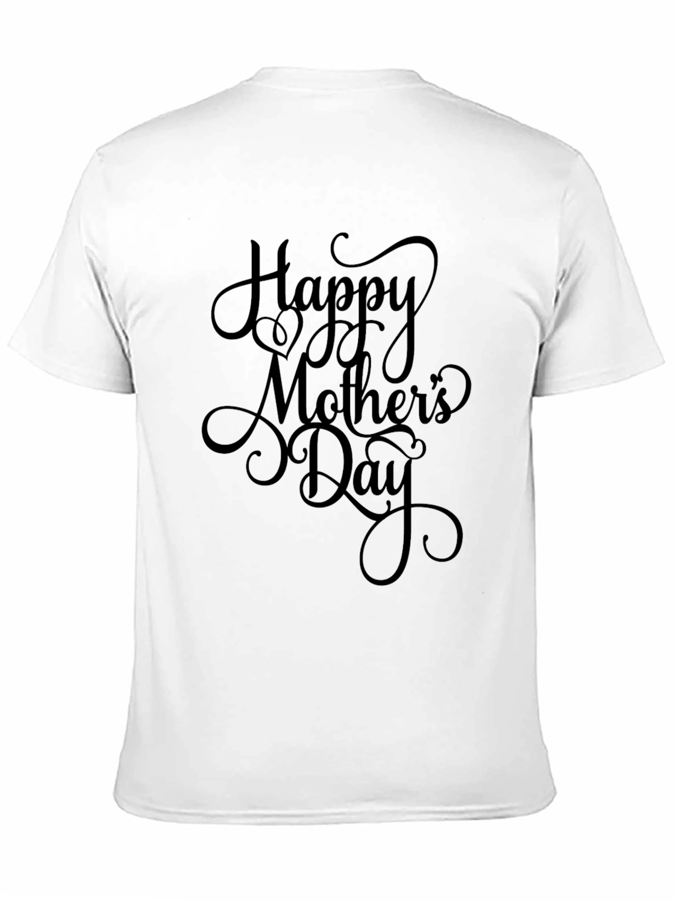 Black Happy Mother's Day Black T-Shirt view 11