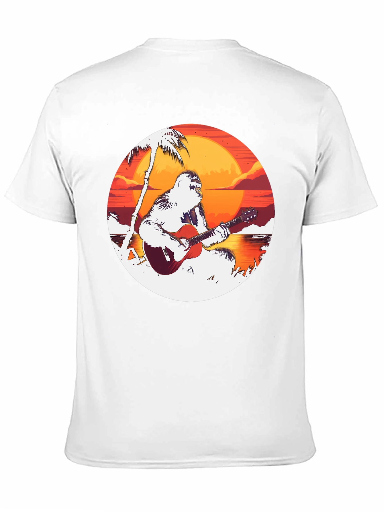 Black Ape Guitar Sunset Black Tee view 11