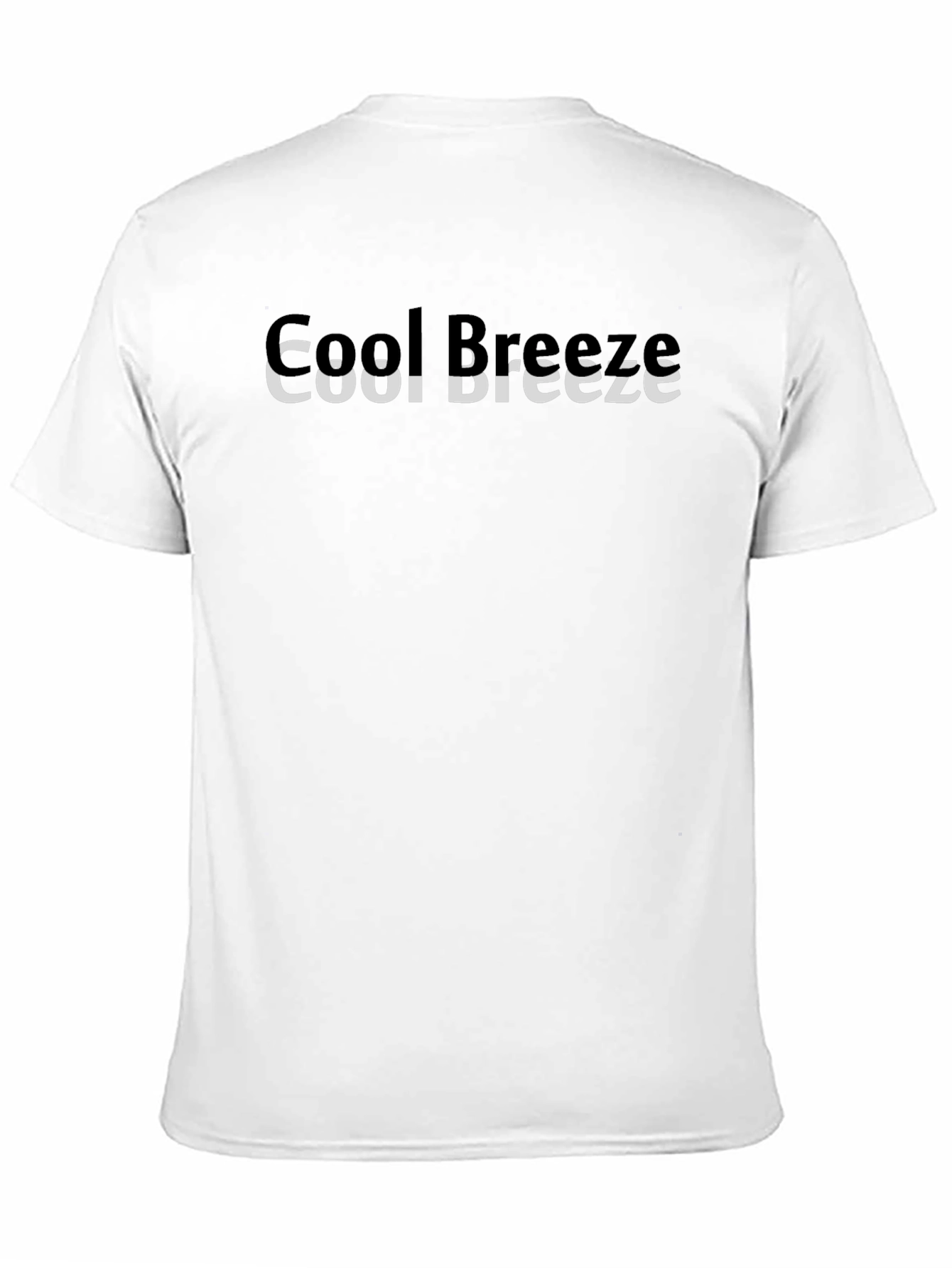 Black Cool Breeze Black Graphic Tee for Men view 11