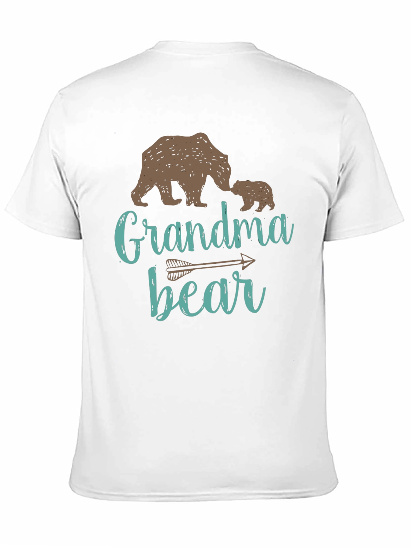 Black Grandma Bear Graphic T-Shirt view 11