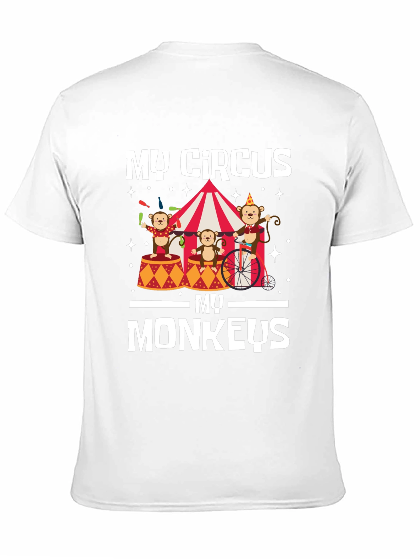 Black My Circus My Monkeys T-Shirt view 11