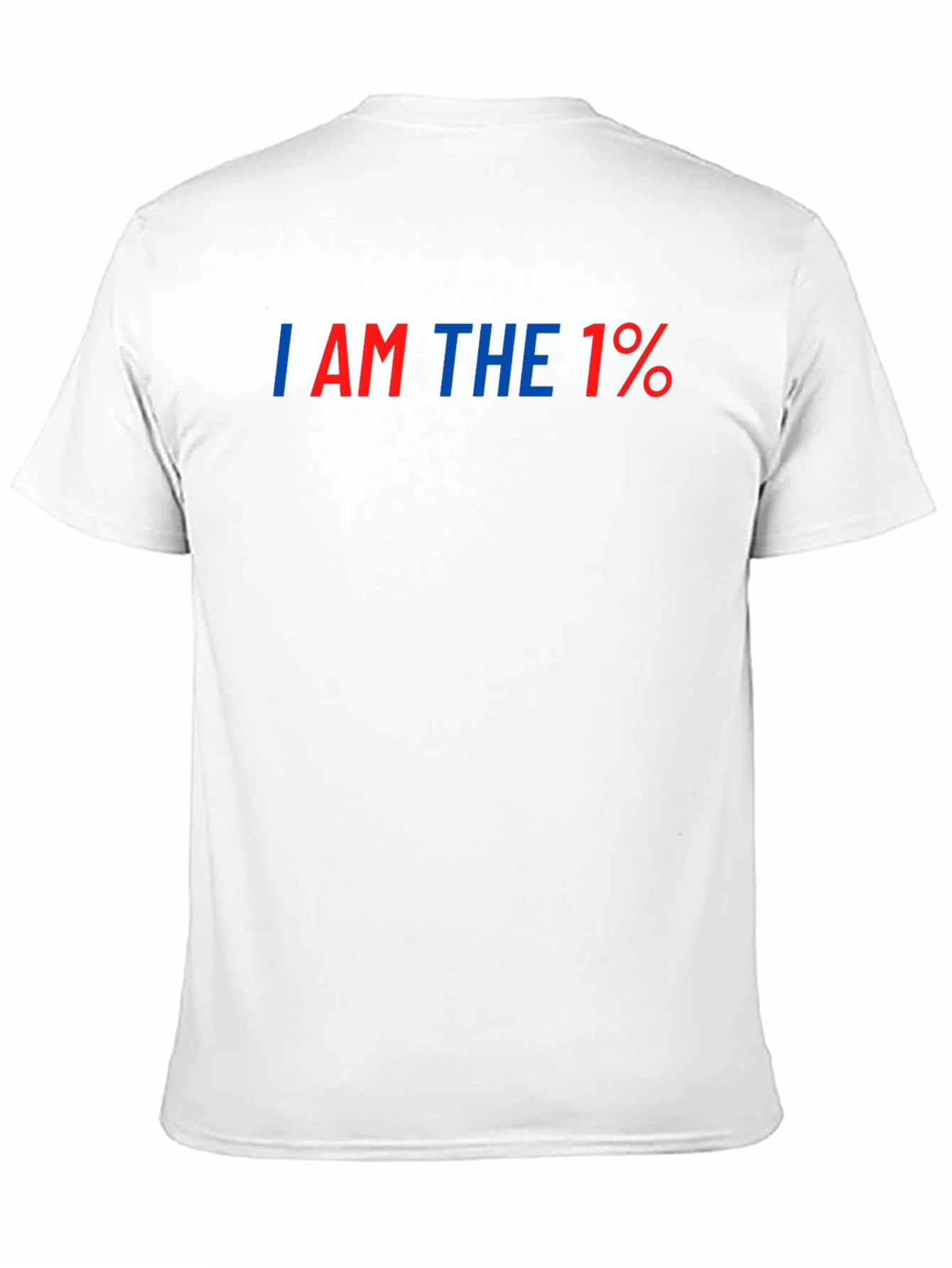 Black I AM THE 1% Graphic Tee - Bold Statement T-Shirt view 11