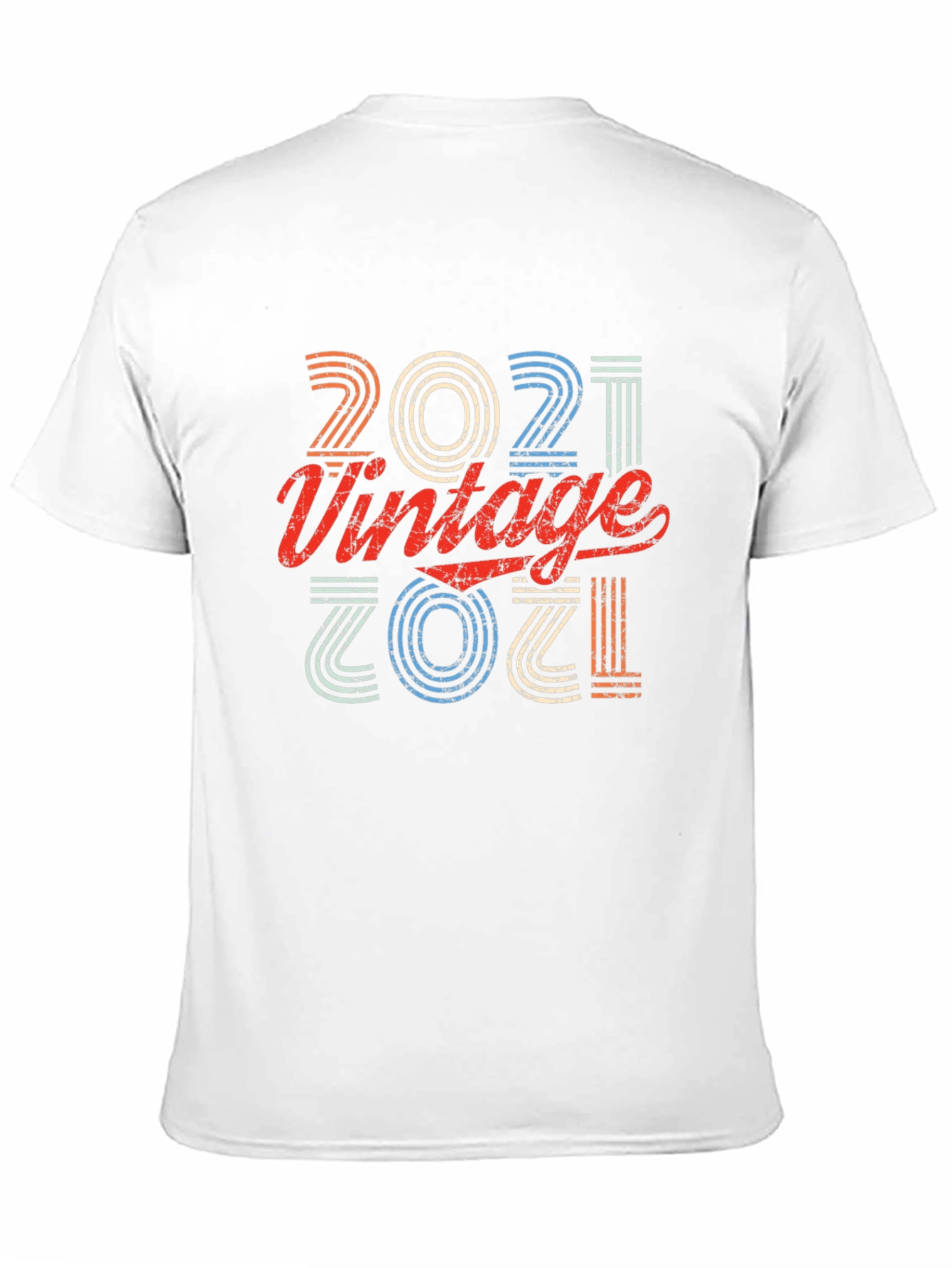 Black Vintage 2021 Graphic T-Shirt view 11