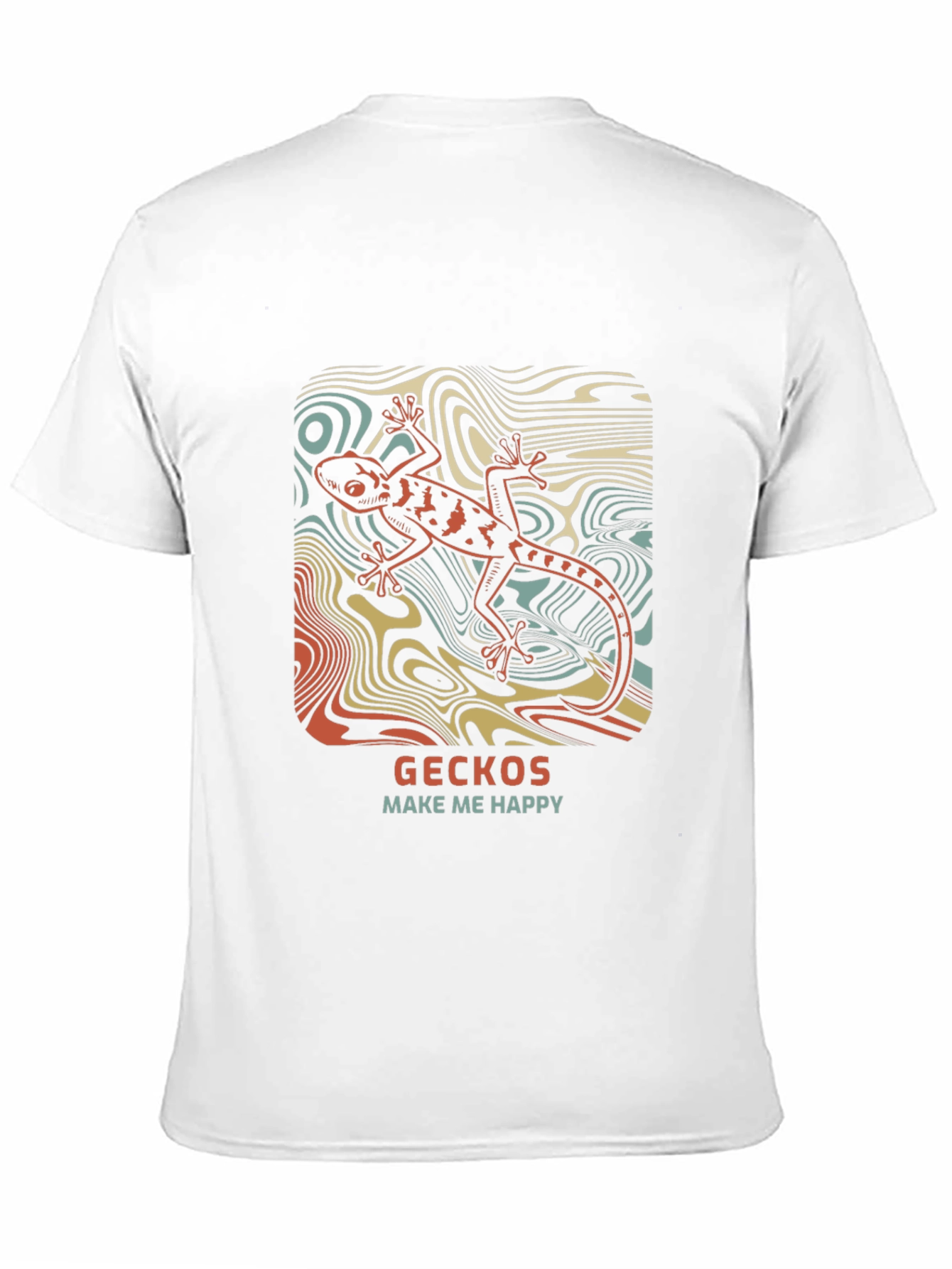 Black Gecko T-Shirt - Make Me Happy Lizard Tee view 11