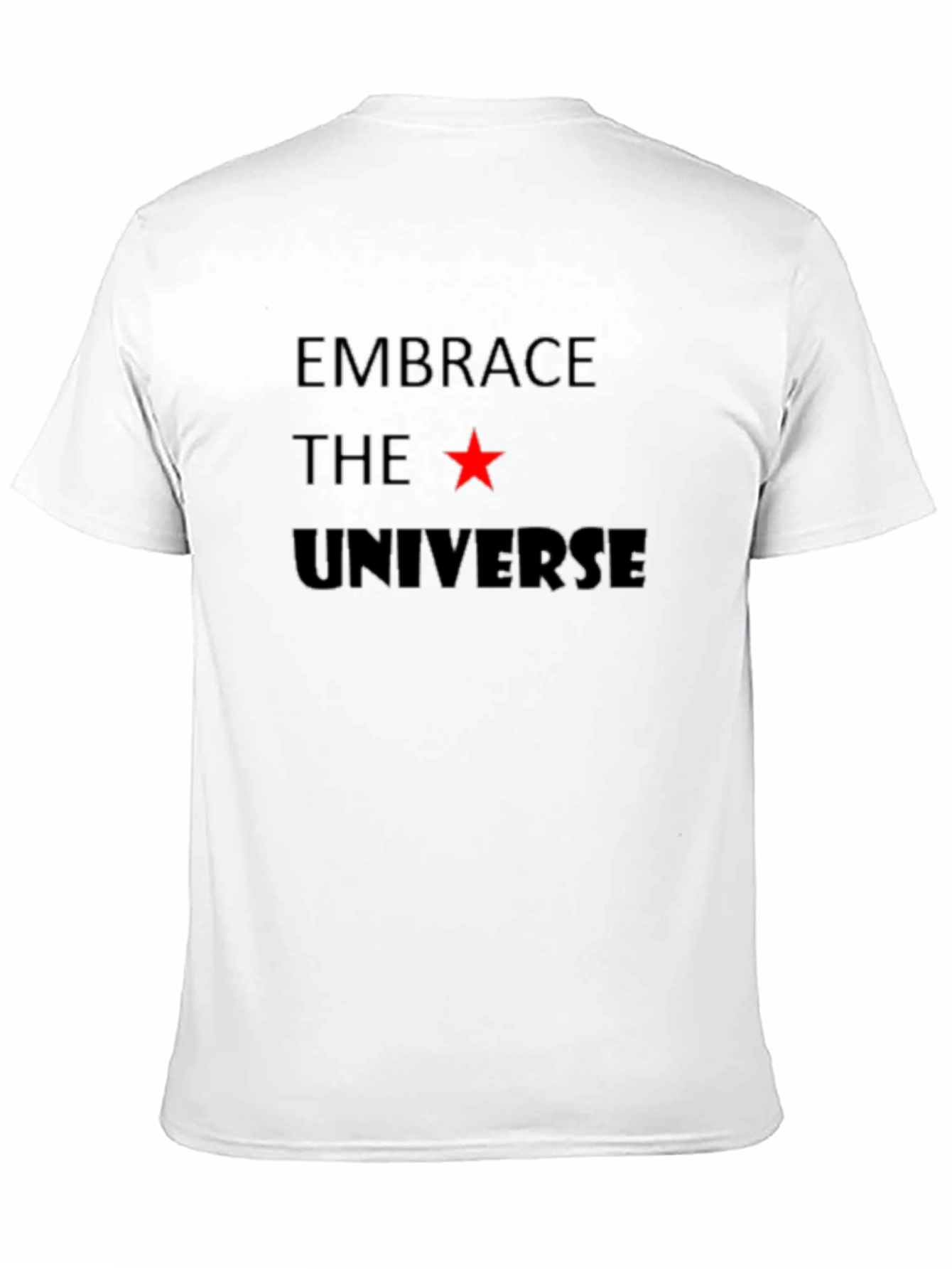 Black Embrace the Universe Black Graphic Tee view 11