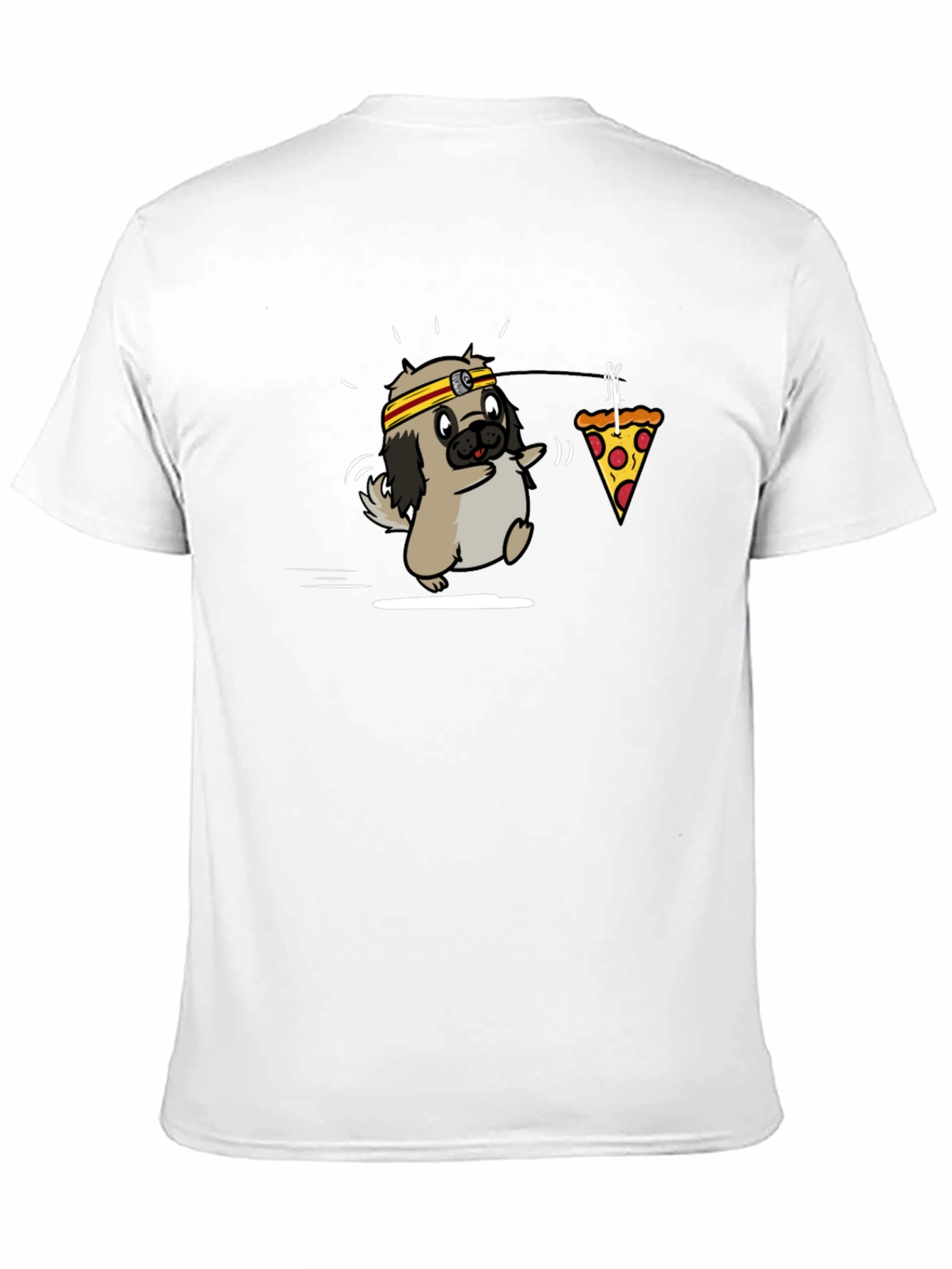 Black Pug Pizza T-Shirt: Funny Graphic Tee for Dog Lovers view 11