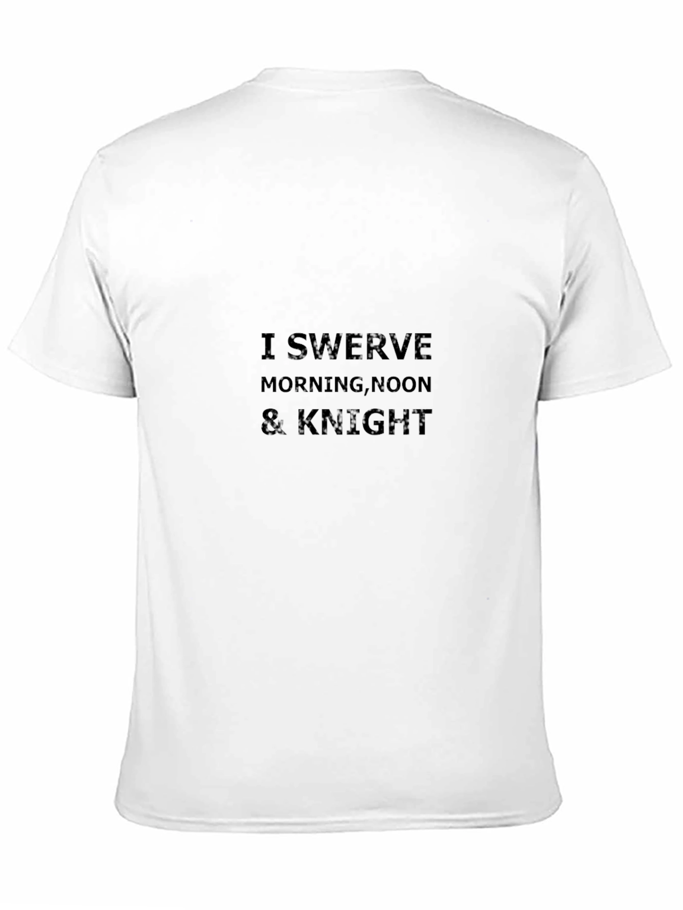Black I Swerve T-Shirt - Morning, Noon & Knight - Black view 11