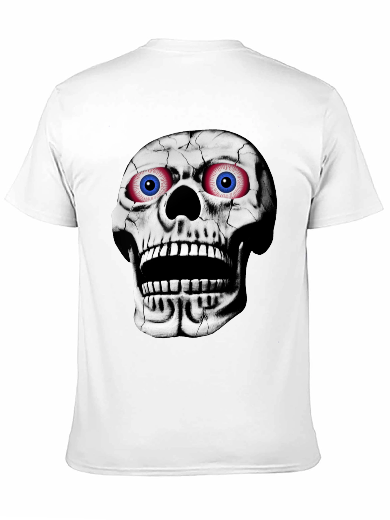 Black Skull Graphic T-Shirt - Bold Halloween Style view 11