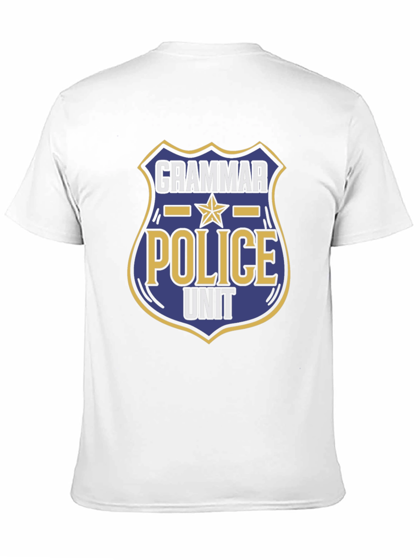 Black Grammar Police Unit Graphic Tee - Black view 11