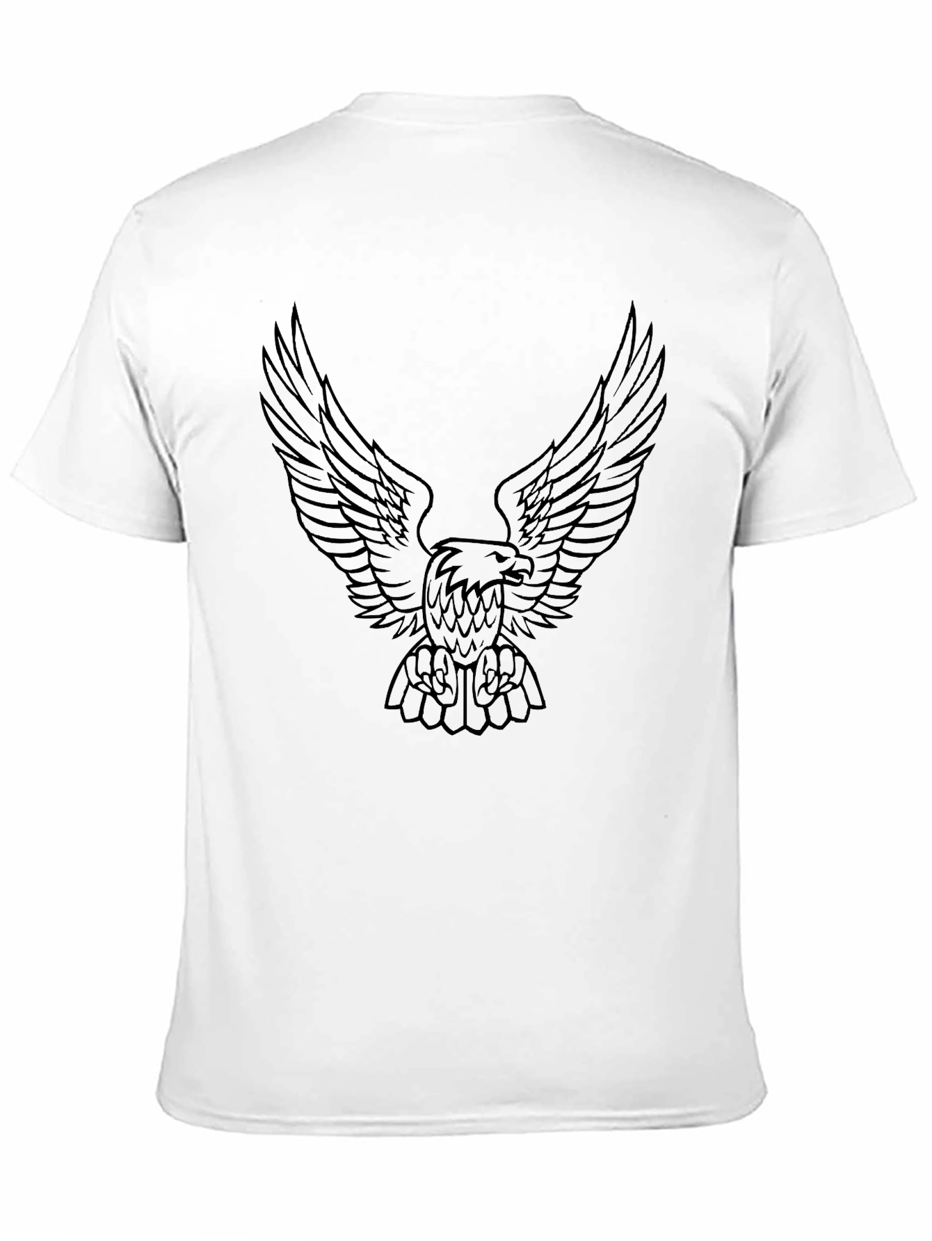 Black Eagle Graphic Black T-Shirt | Casual Style view 11